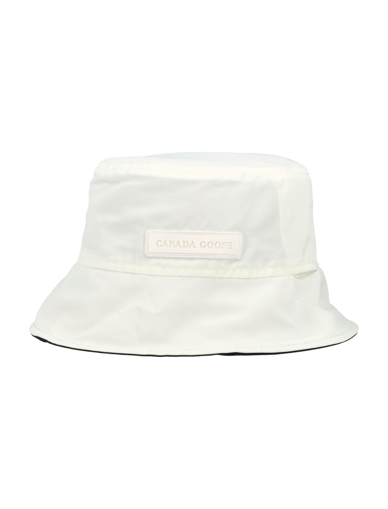 Shop Canada Goose Cg Horizon Reversible Bucket Hat In Black/northstar White