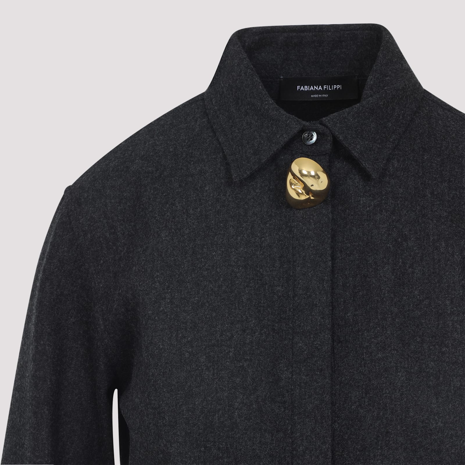 Fabiana Filippi Button-detailed Patch-pocket Cardigan In Black