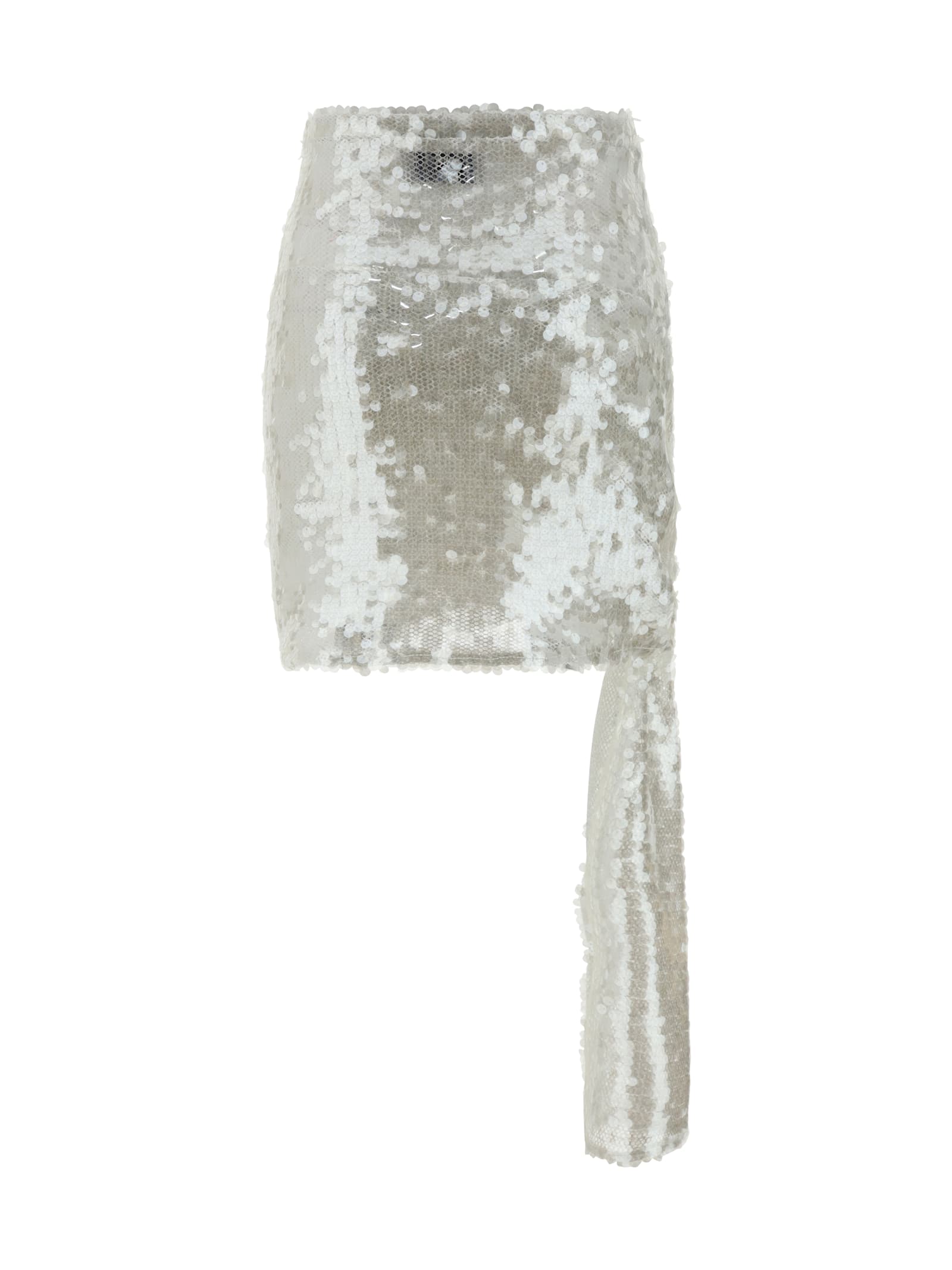 Shop Coperni Mini Skirt In White