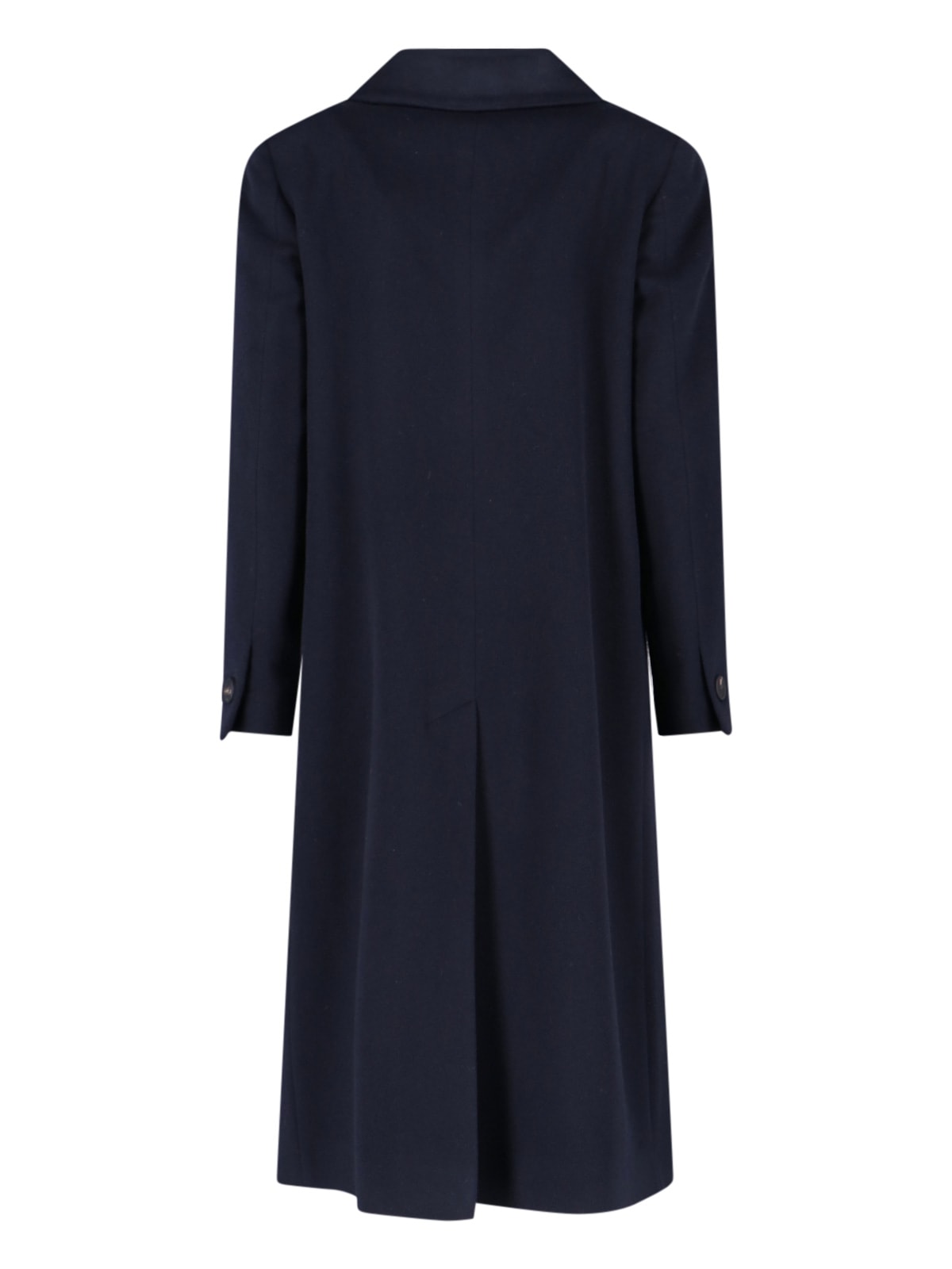 Tagliatore Jole Double-breasted Midi Coat In Blue