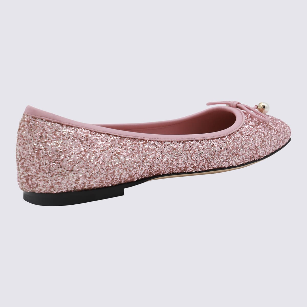 Shop Jimmy Choo Pink Elme Flats