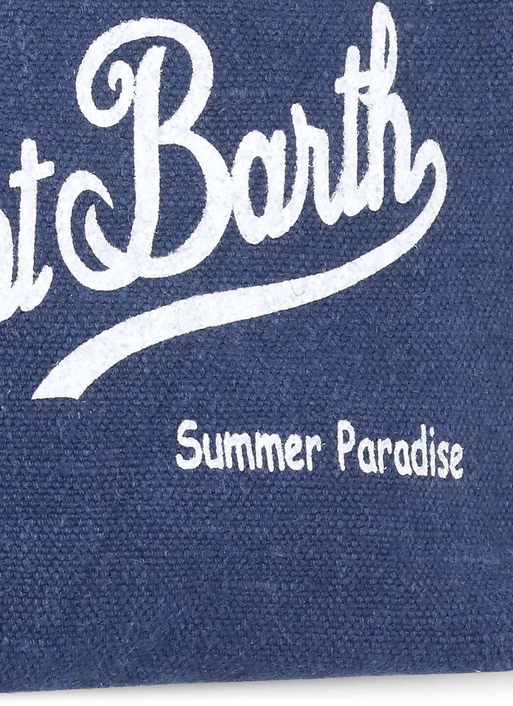 Shop Mc2 Saint Barth Aline Linen Pochette