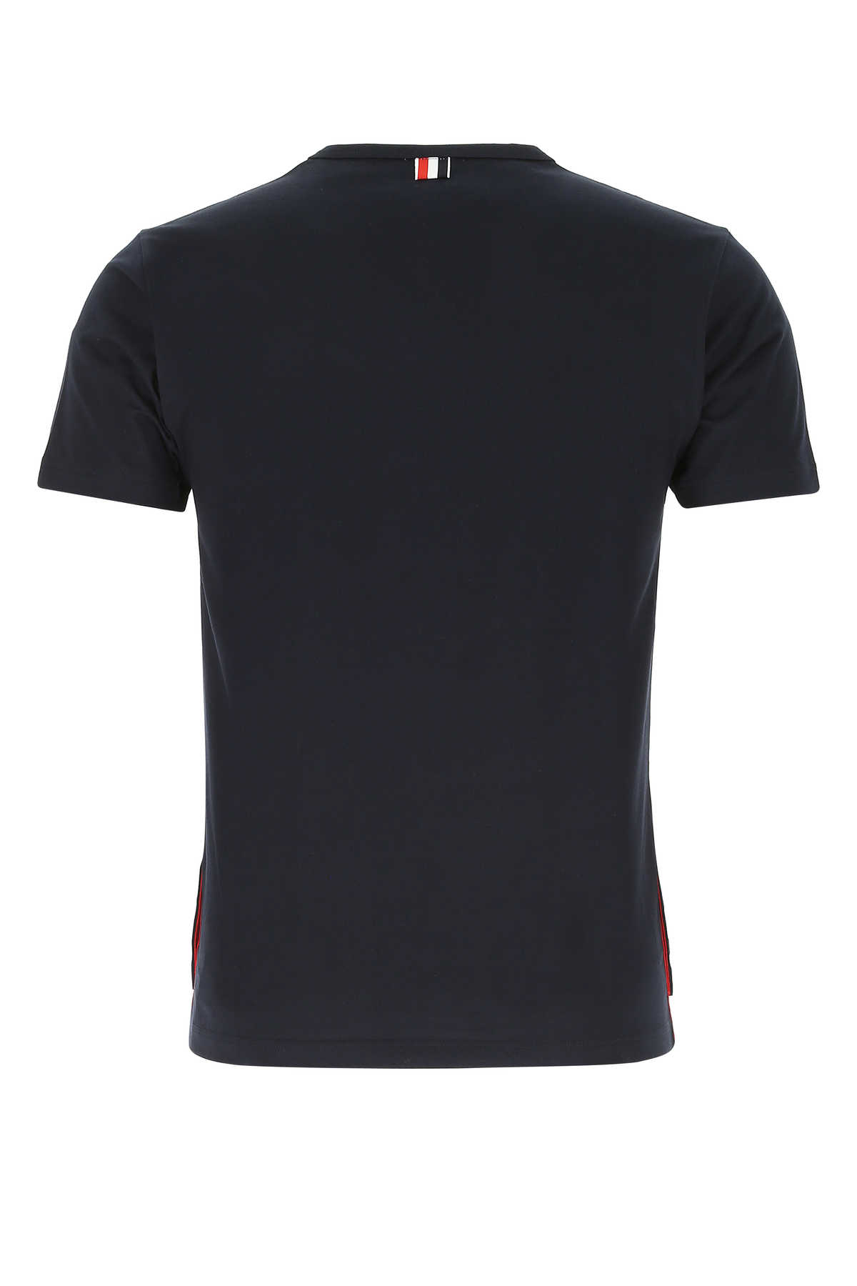 Shop Thom Browne Midnight Blue Cotton T-shirt In 415