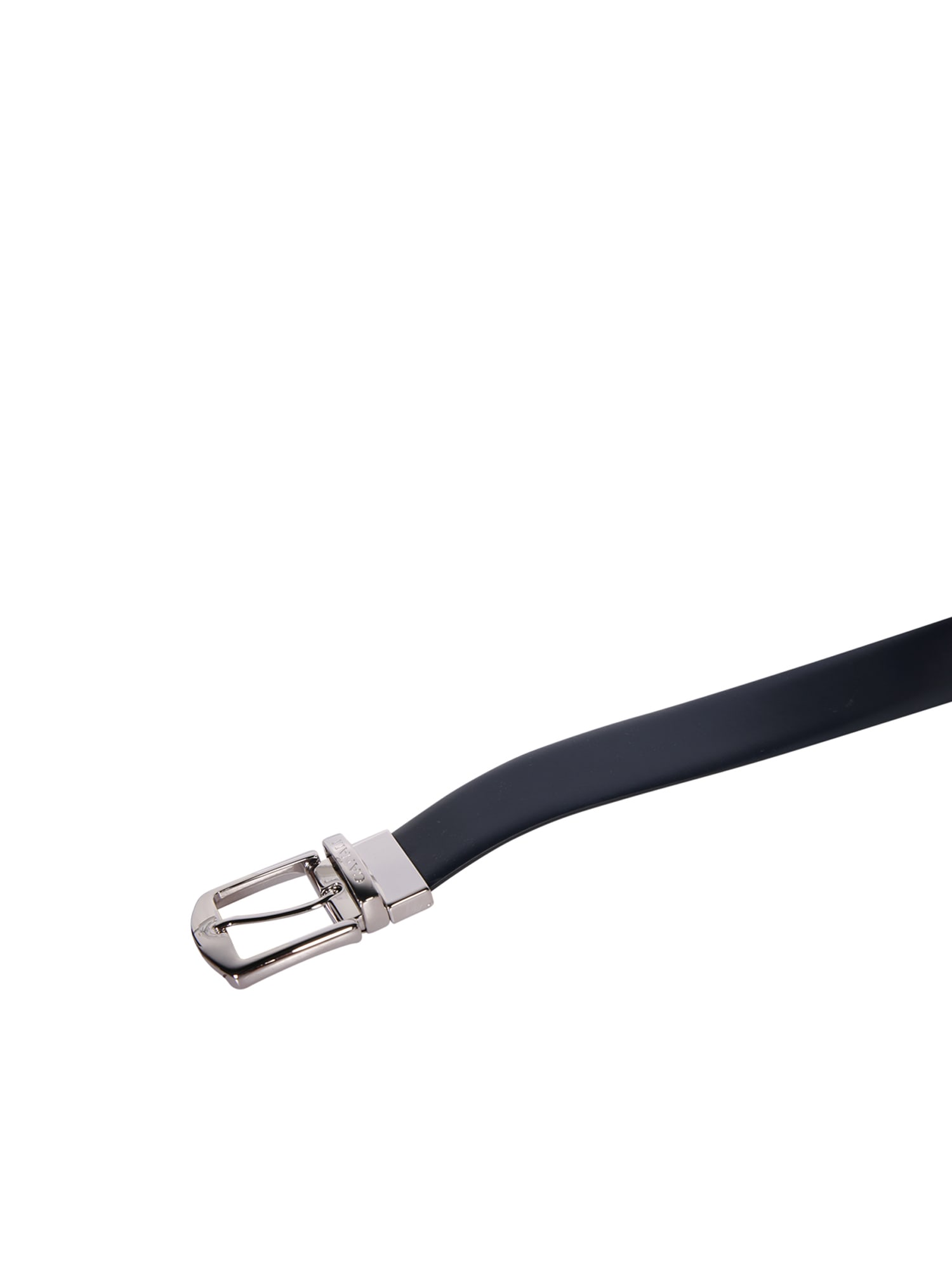 Shop Canali Double-sided Blue/black Belt