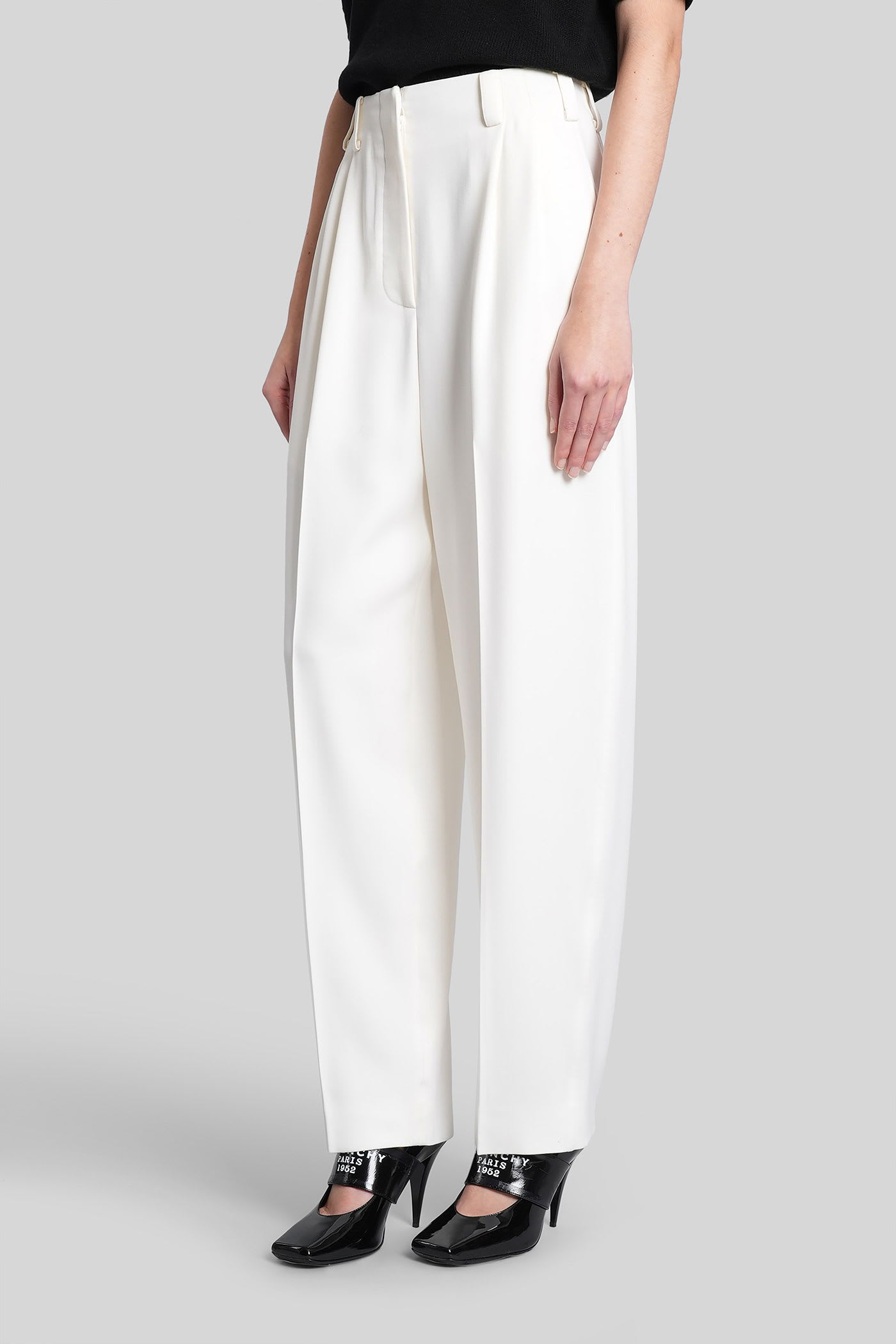 Givenchy Pants In White Wool In White
