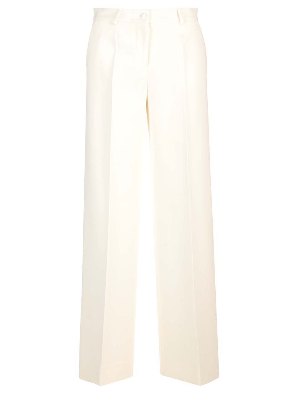 DOLCE & GABBANA FLARED DOUBLE CREPE TROUSERS