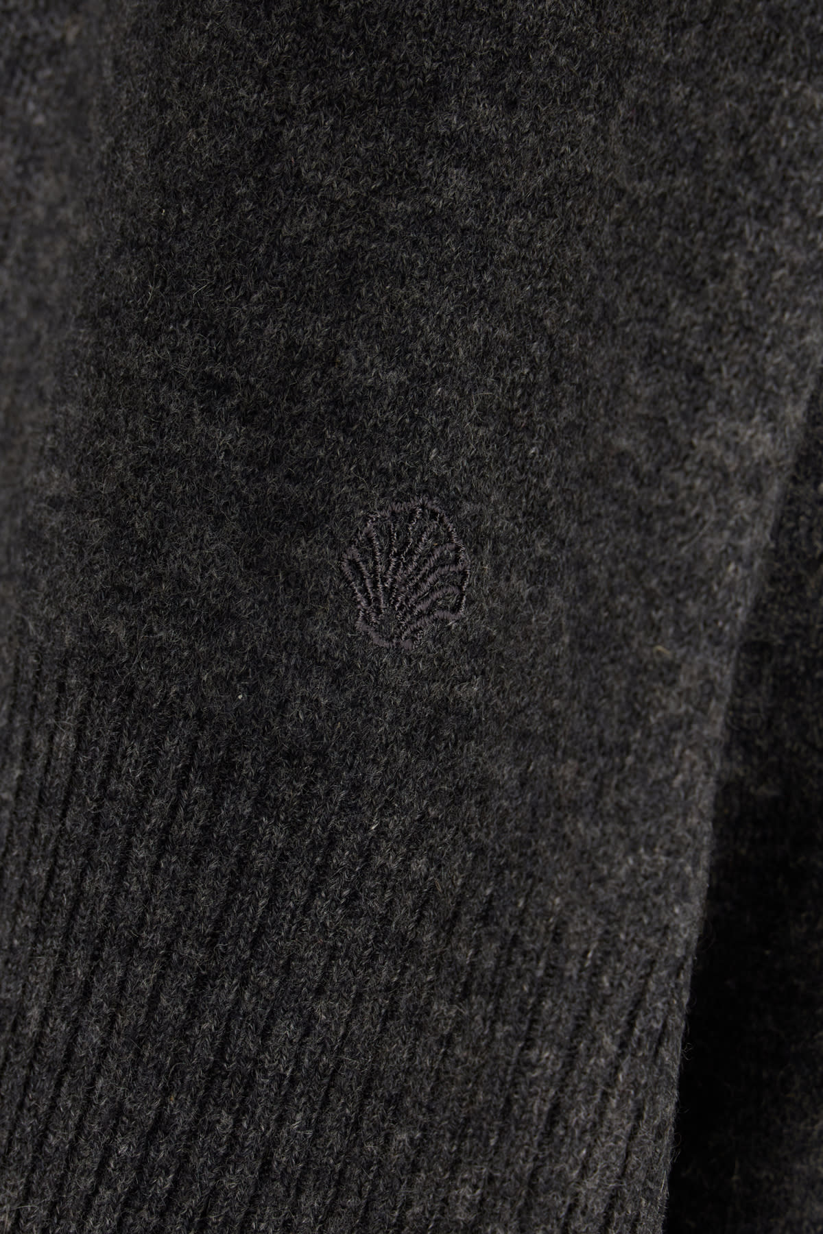 Shop Loulou Studio Charcoal Cashmere Anaa Sweater In Anthracite Melange
