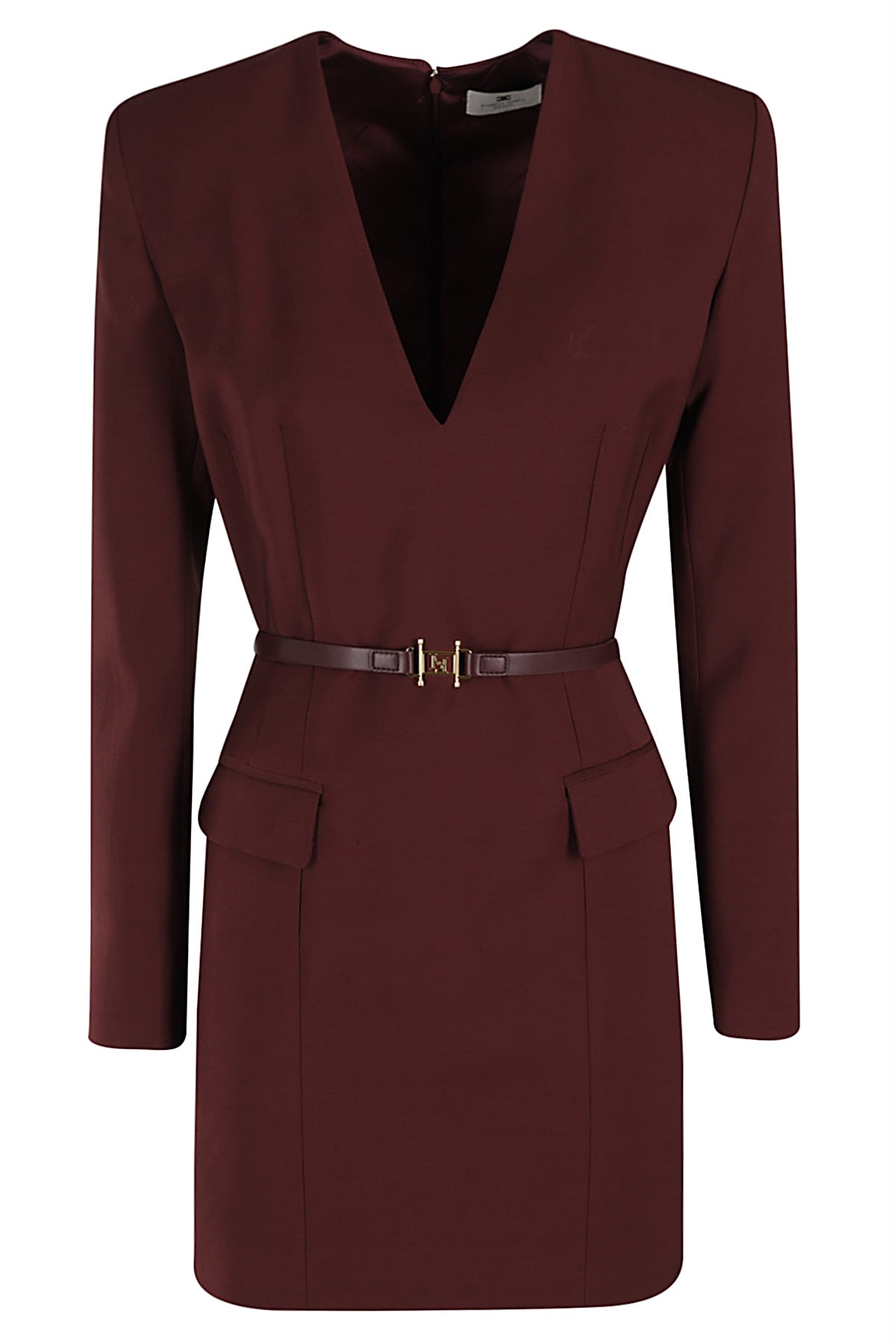 Shop Elisabetta Franchi Abito In Rouge Noir