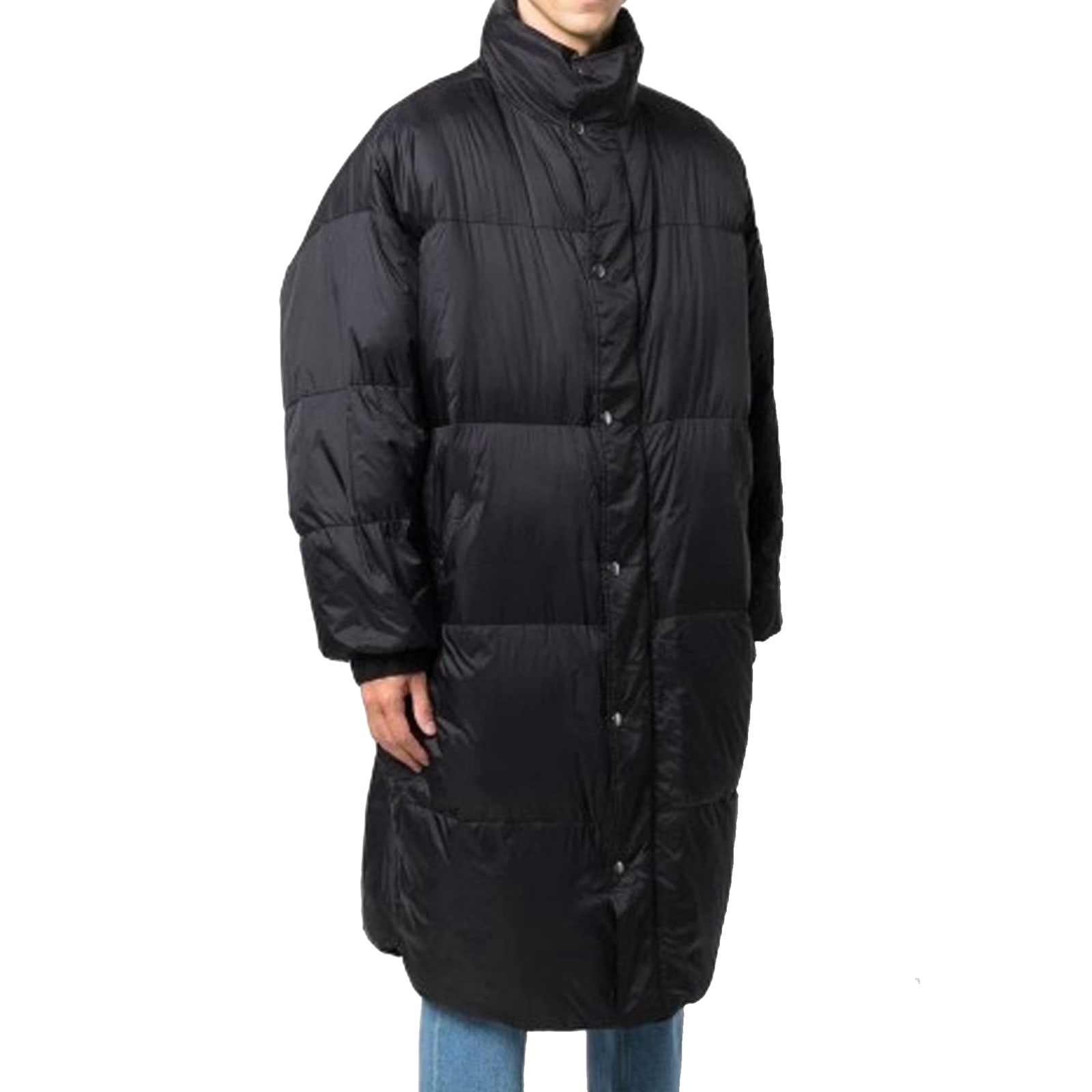 Shop Marant Etoile Padded Oversize Coat In Black