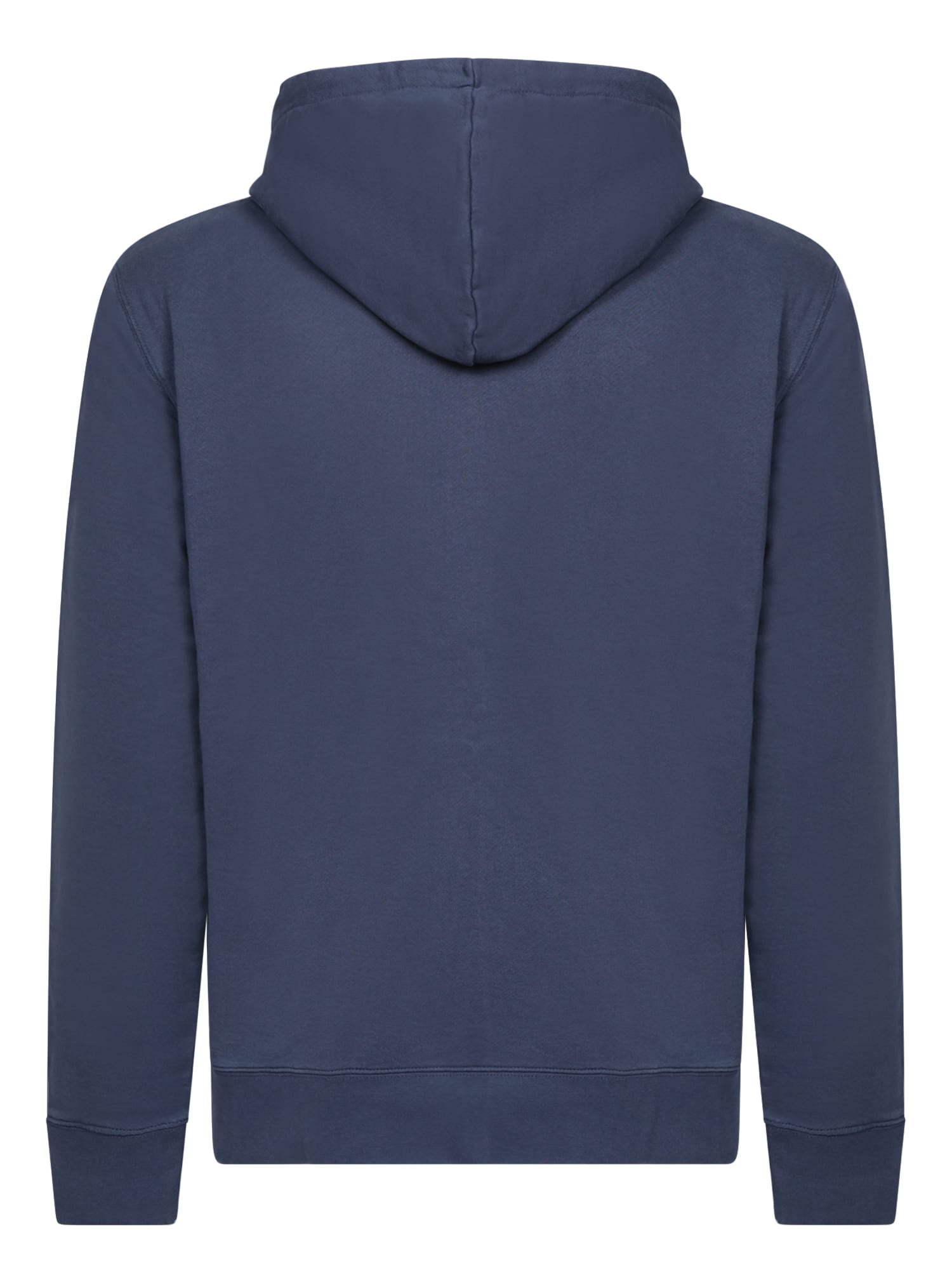 MAISON KITSUNÉ CHILLAX PATCH BLUE SWEATSHIRT