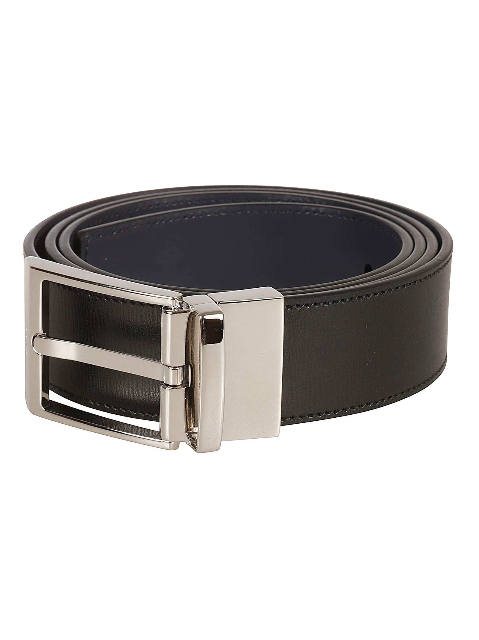 Shop Bally Classic Rectangle Belt In Black