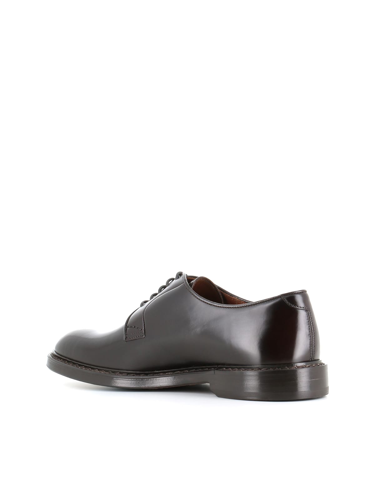 Shop Doucal's Derby In Brown