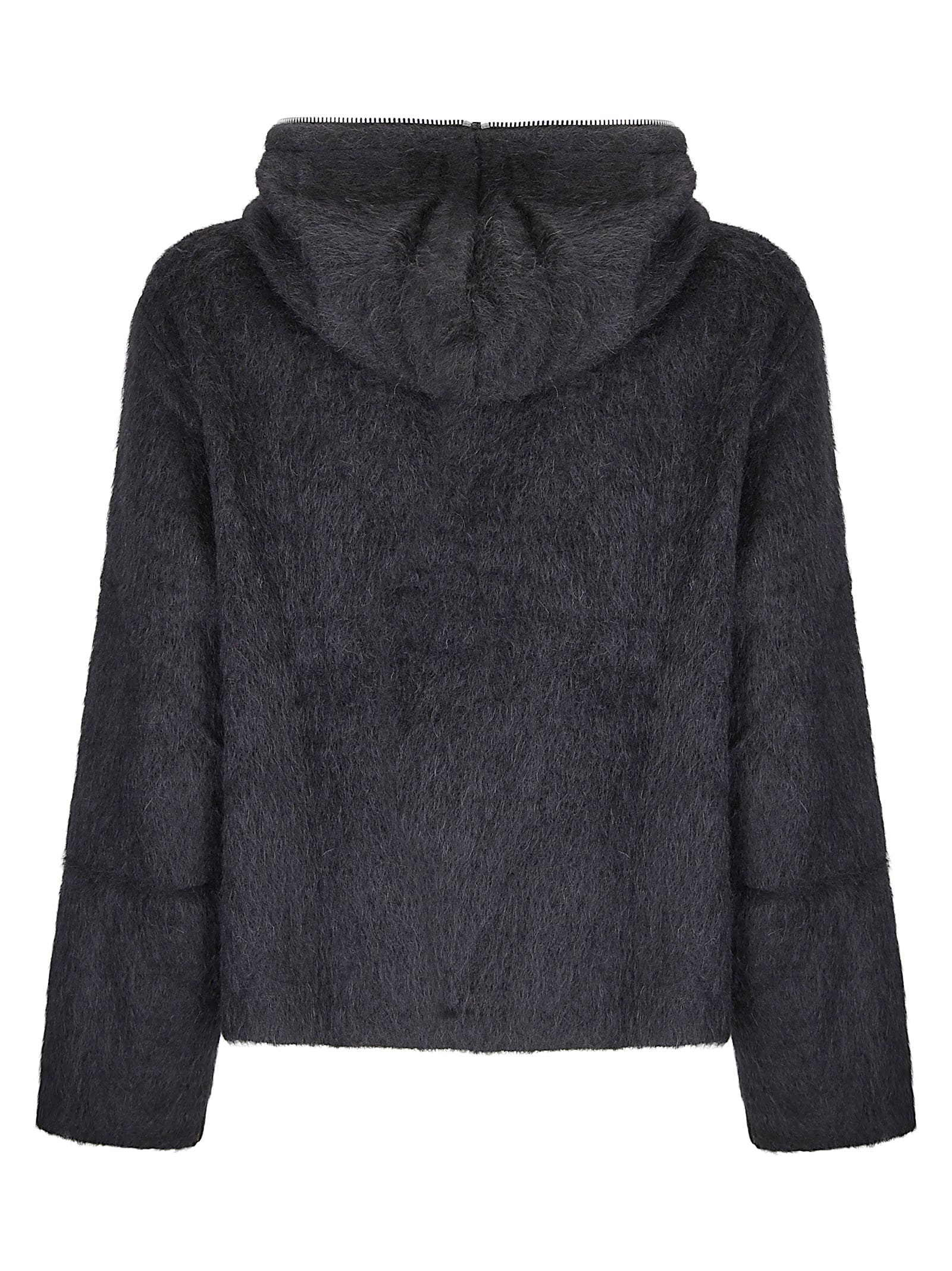 Our Legacy Soft Fabric Hoodie With Double Zip Fastening In Gray