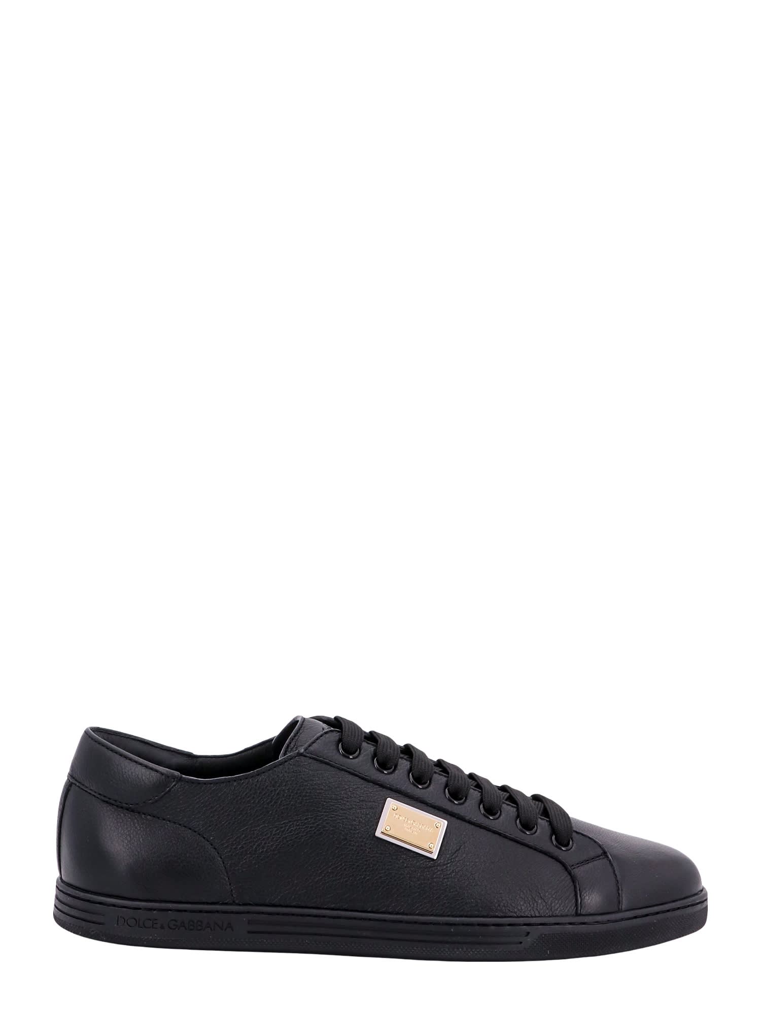 Shop Dolce & Gabbana Saint Tropez Sneakers In Black