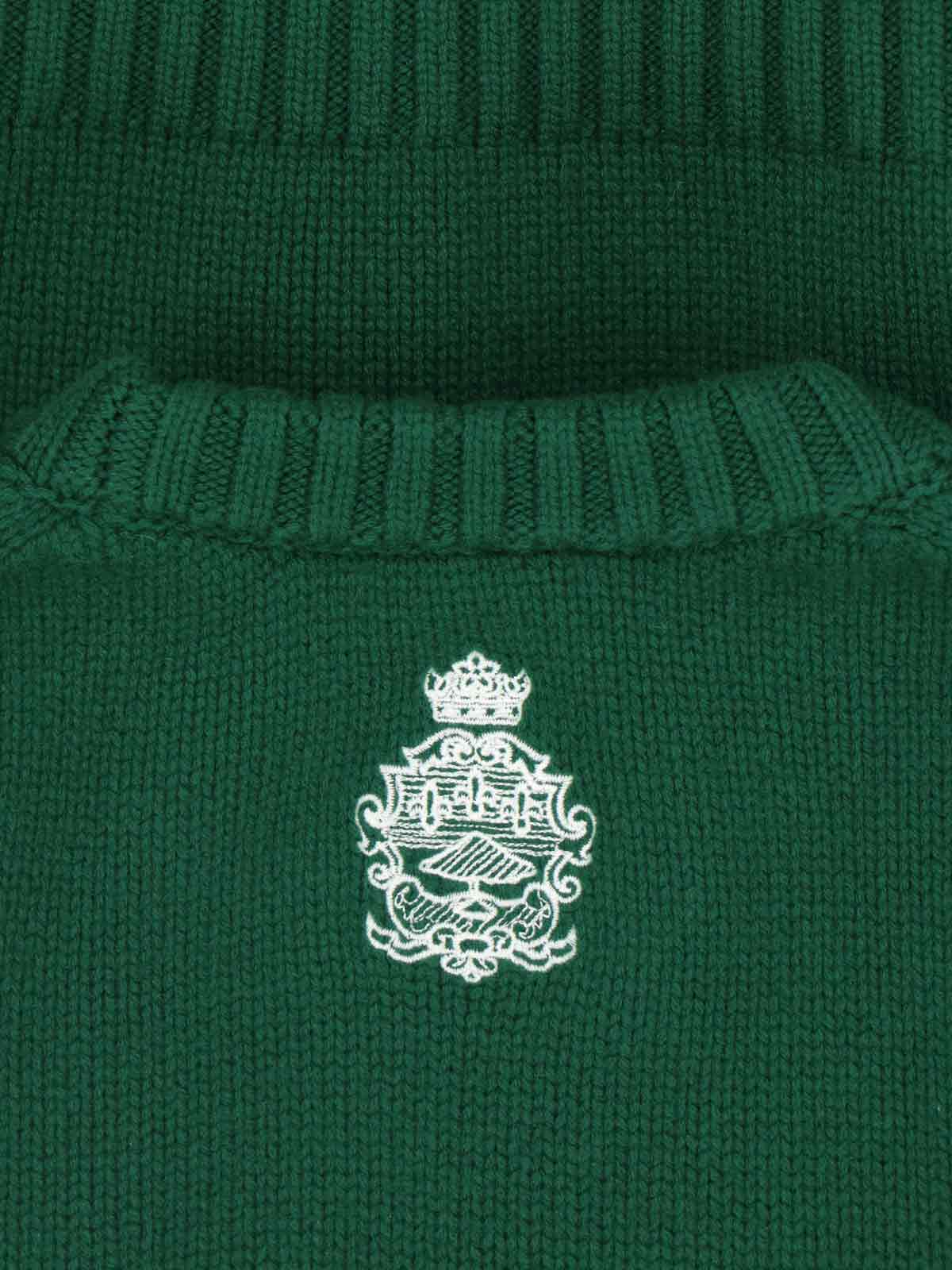 Frame X Ritz Paris Joint Sweater In Green