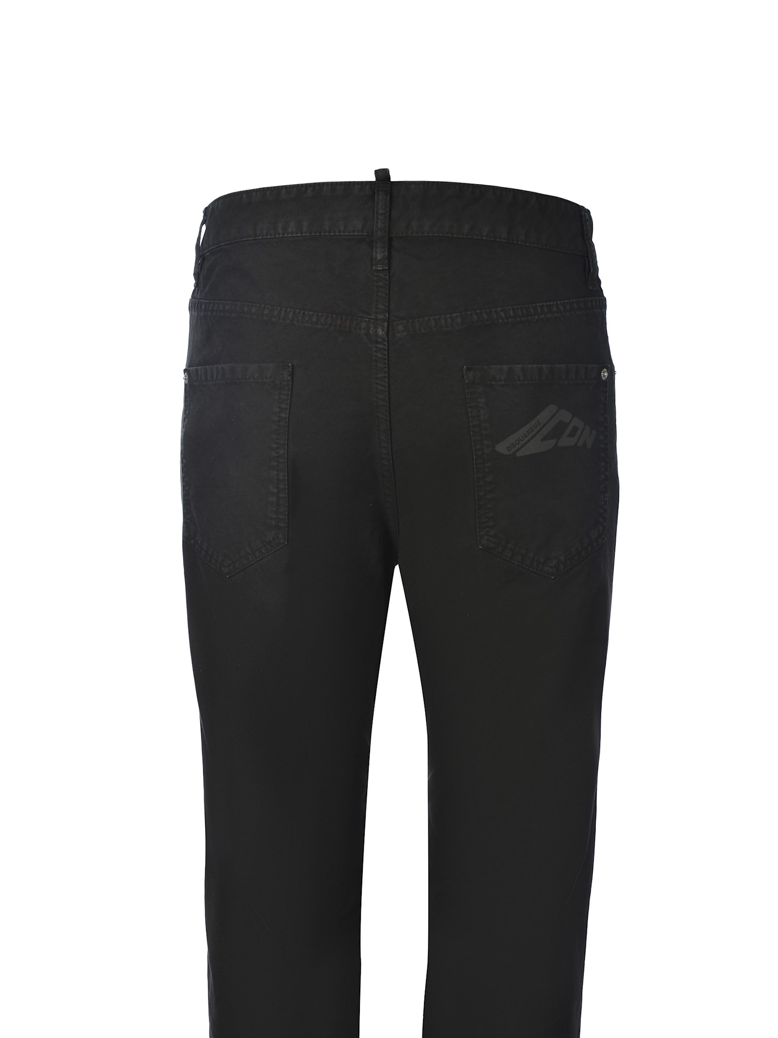 Shop Dsquared2 Jeans  Icon Made Of Denim In Black