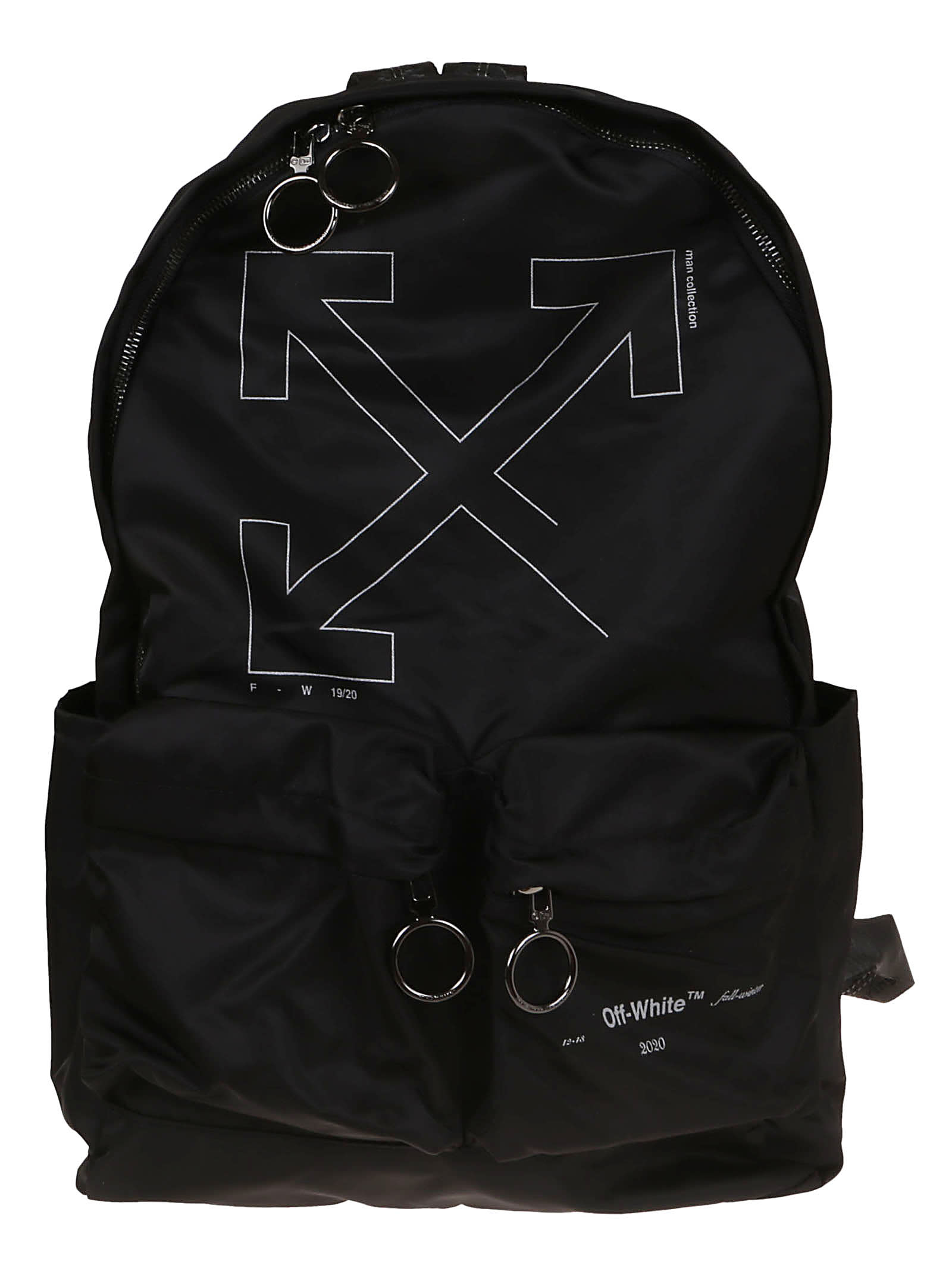 Off-White Off-White Unfinished Backpack - Black Silver - 11003427 | italist