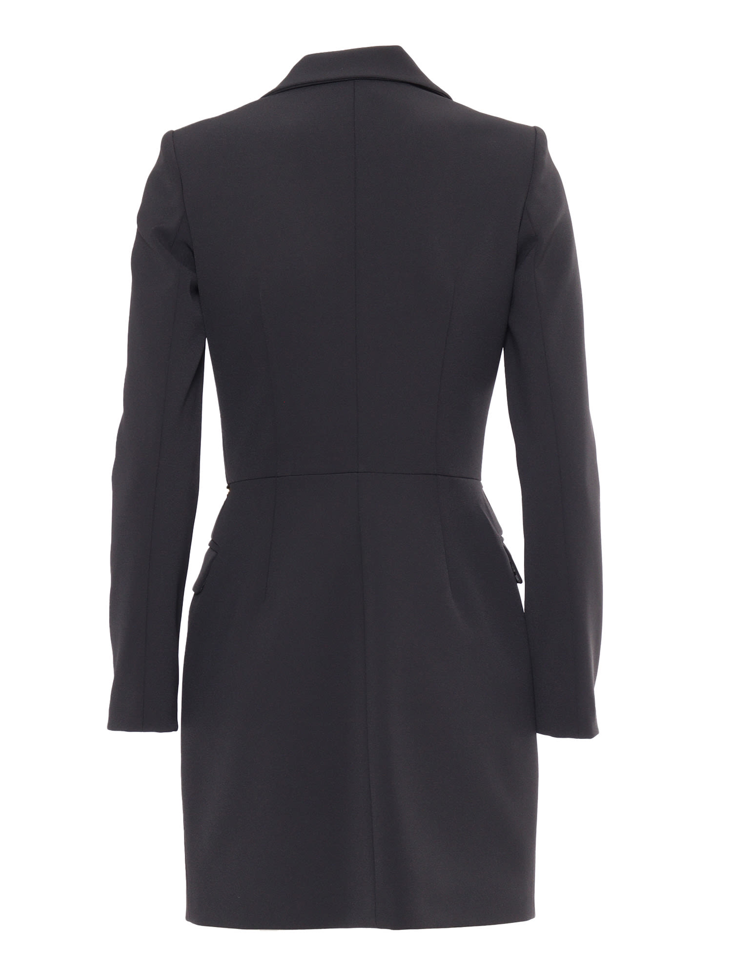 Shop Elisabetta Franchi Dress In Black