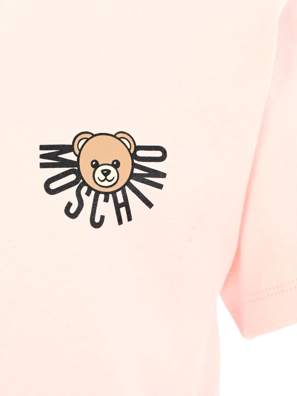 Moschino Kids Teddy Bear Logo T-shirt In Pink
