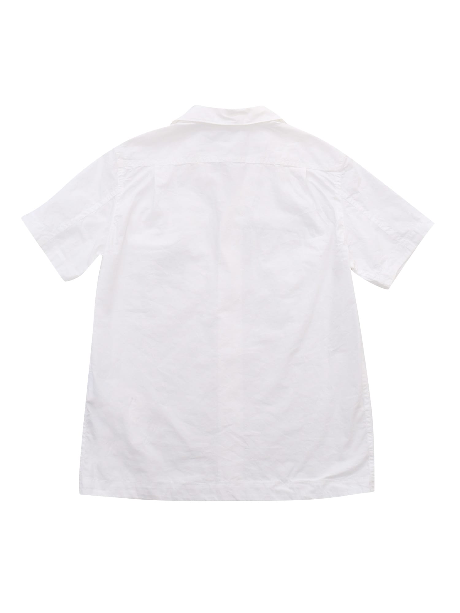 Shop Stone Island Junior Short Sleeves Shirt In White