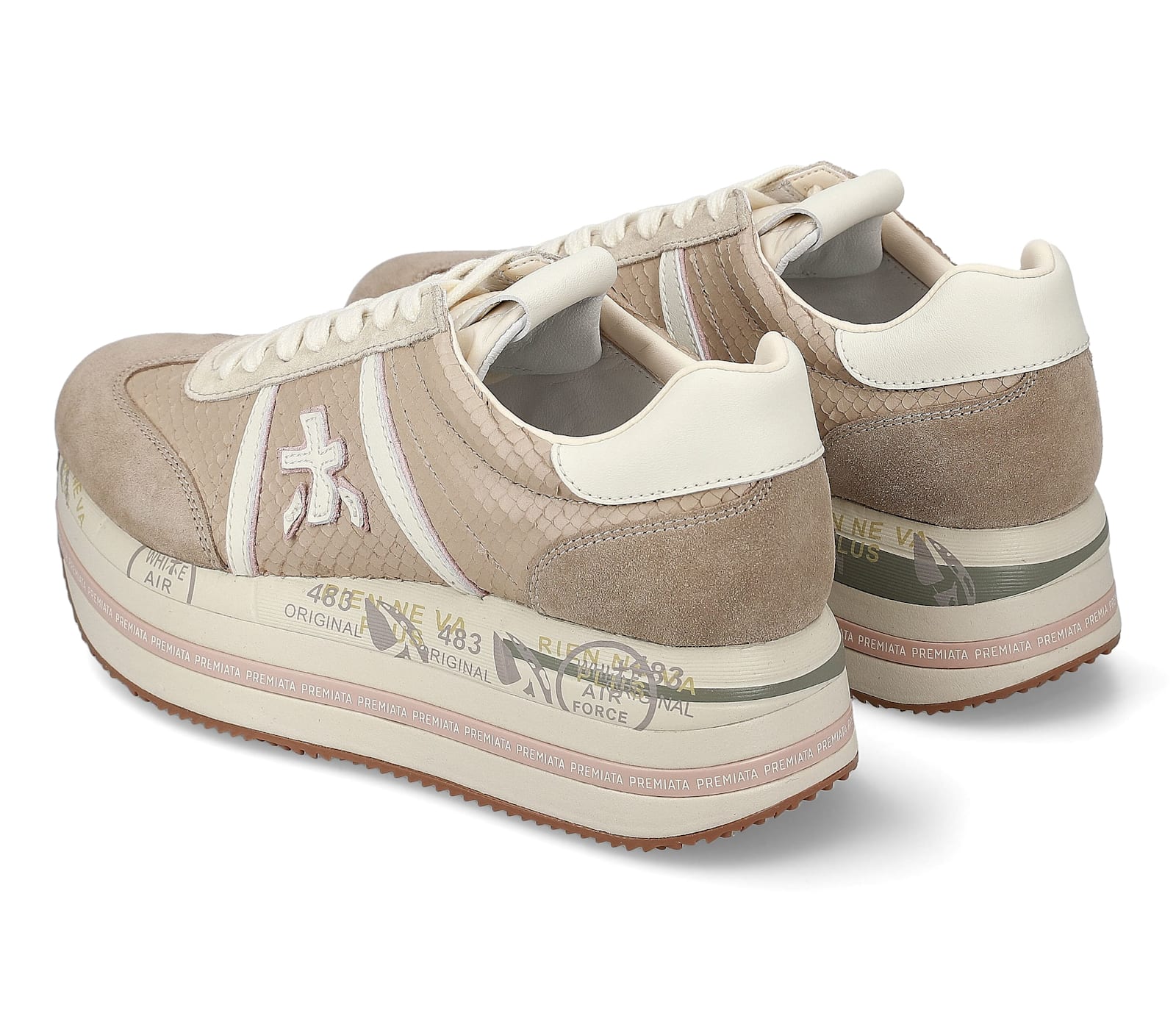 Shop Premiata Beth In Beige