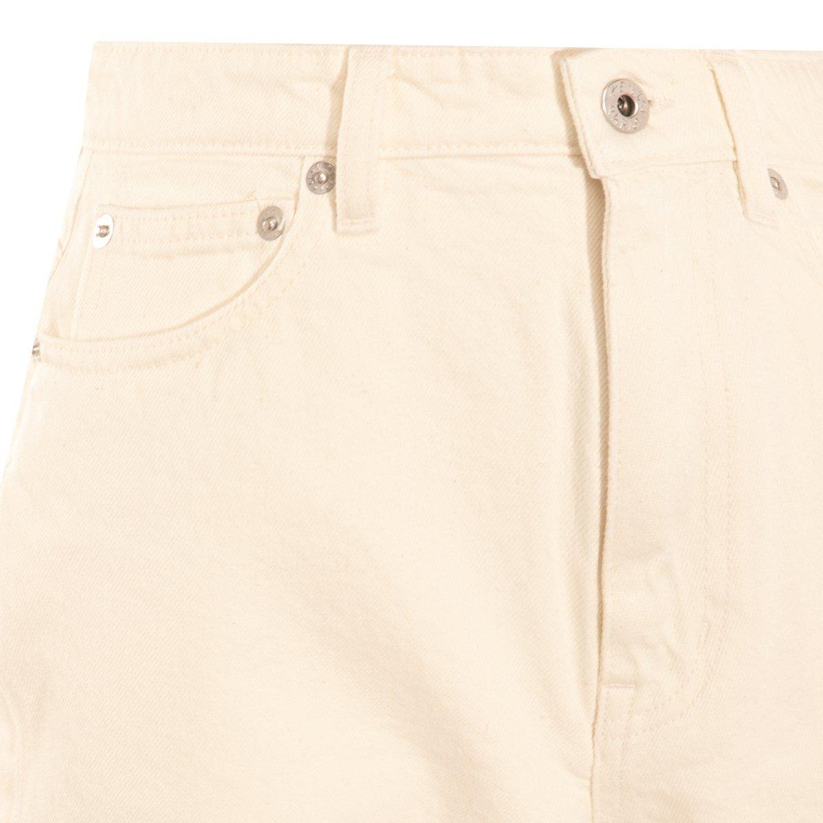 Shop Kenzo Logo Patch Bleached Shorts In Grey