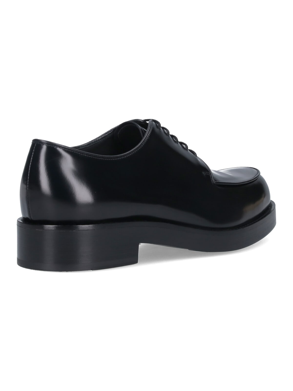 Prada Classic Derby Shoes In Black