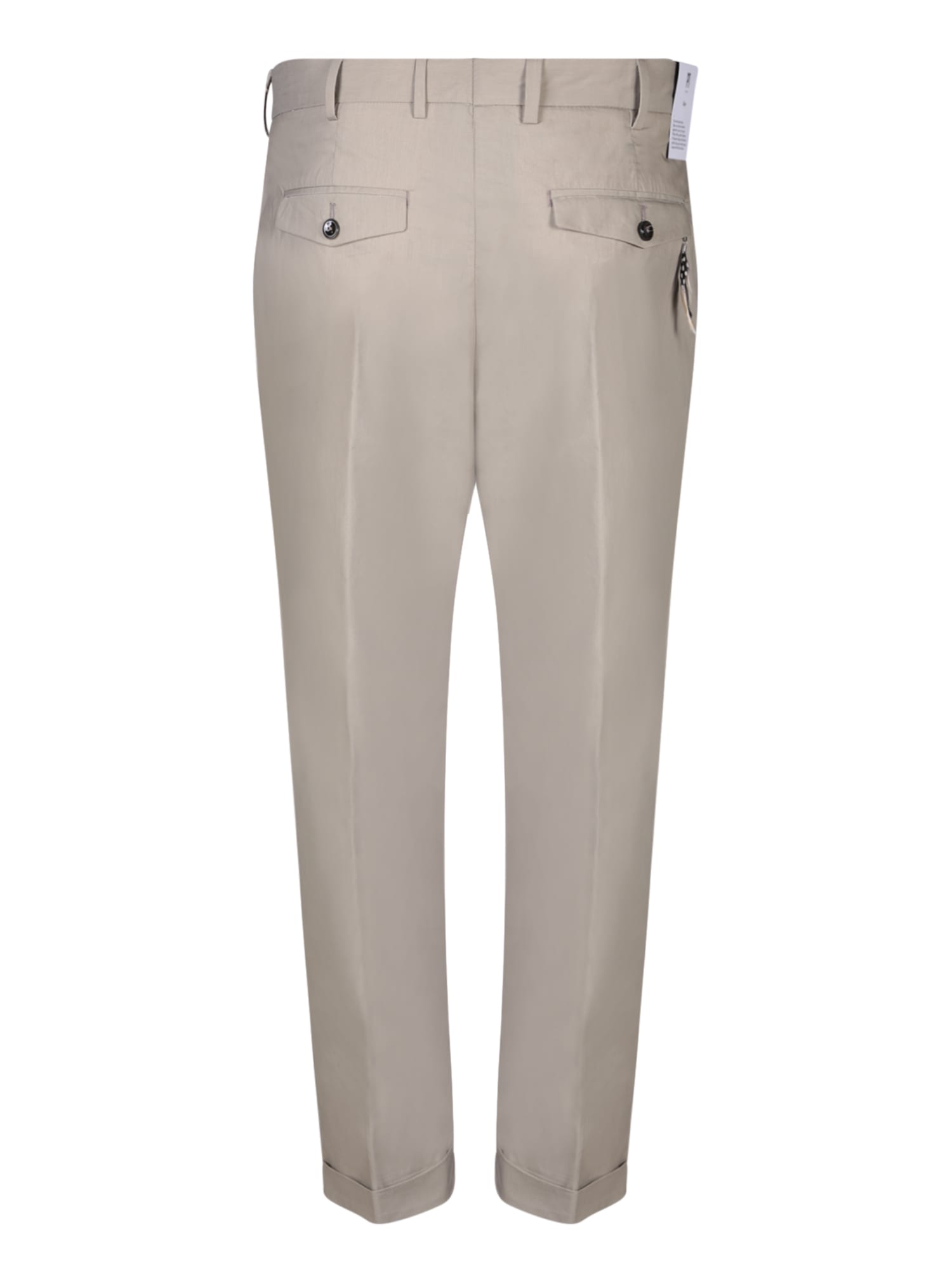 Shop Pt01 Rebel Cream Trousers In White