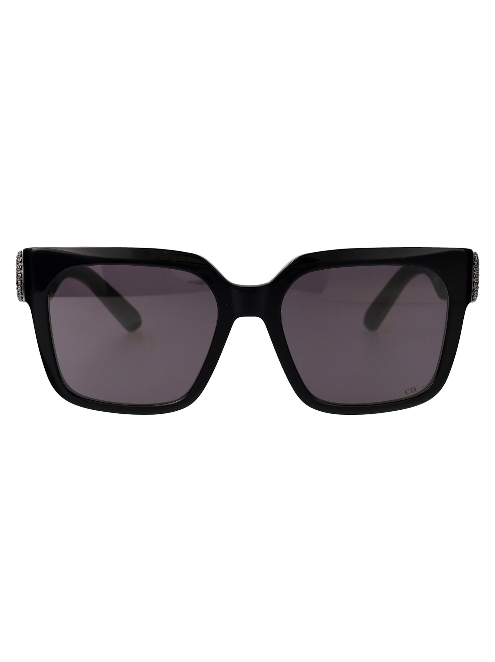 Shop Dior 30montaigne S11i Sunglasses In 14a7 Black/other / Smoke Mirror