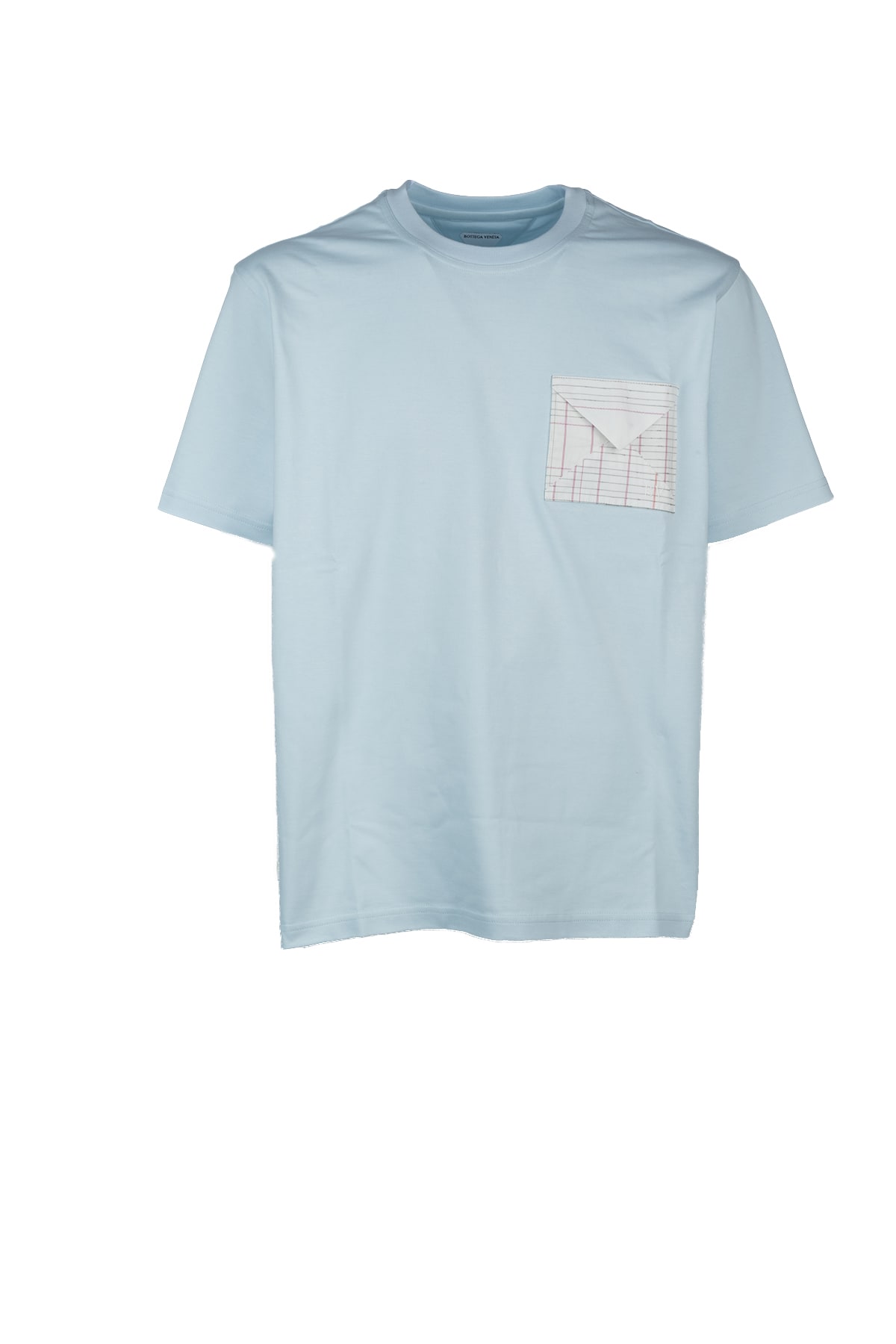 Shop Bottega Veneta T-shirt In Azzurro