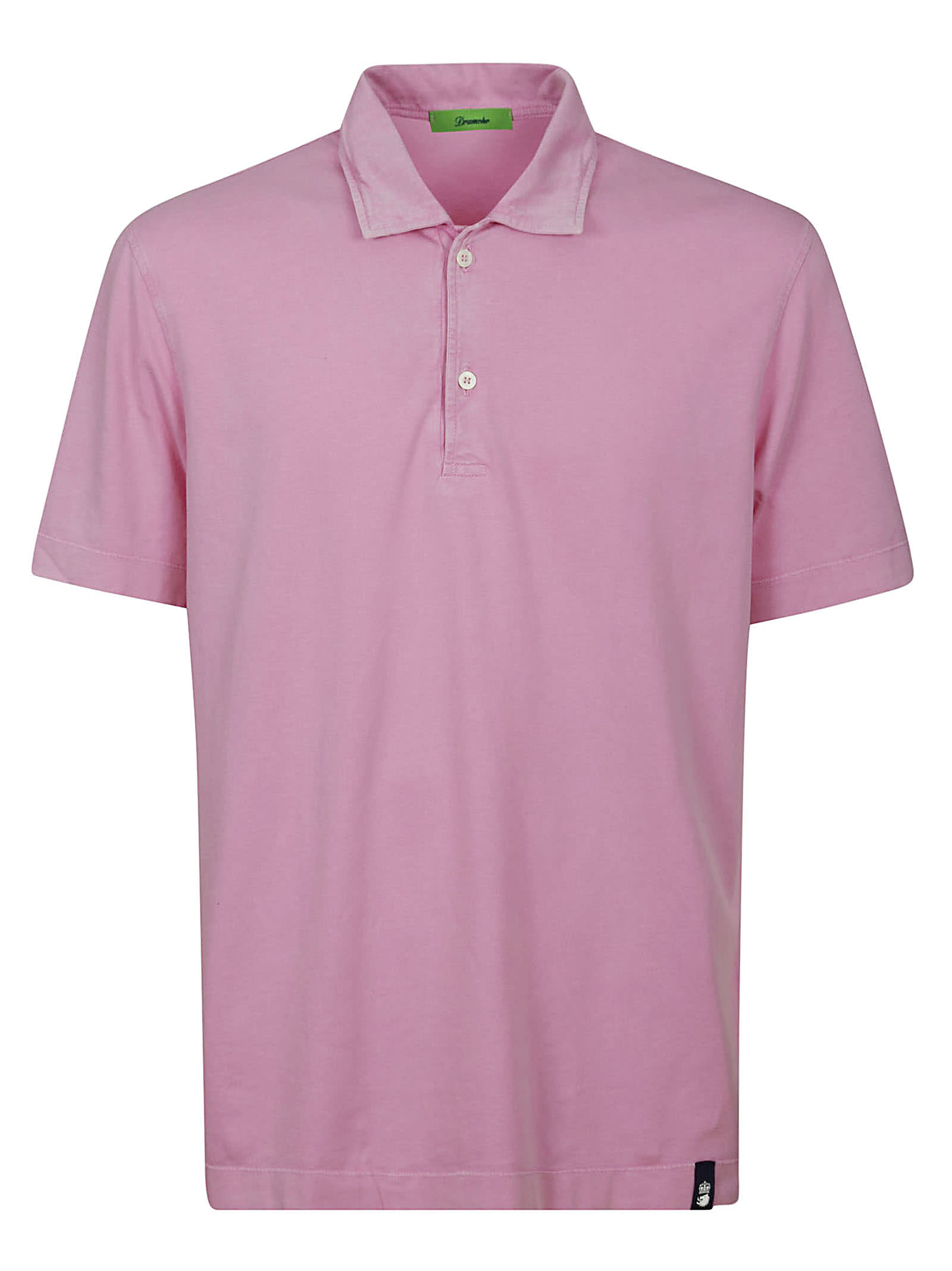Drumohr Polo S/s In Pink