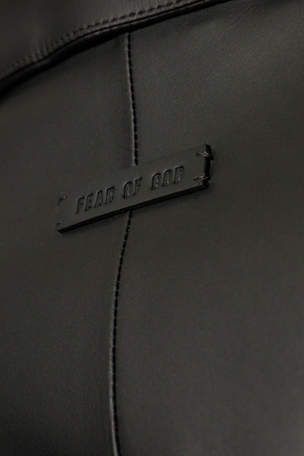 Shop Fear Of God High-neck Zipped Jacket In Black