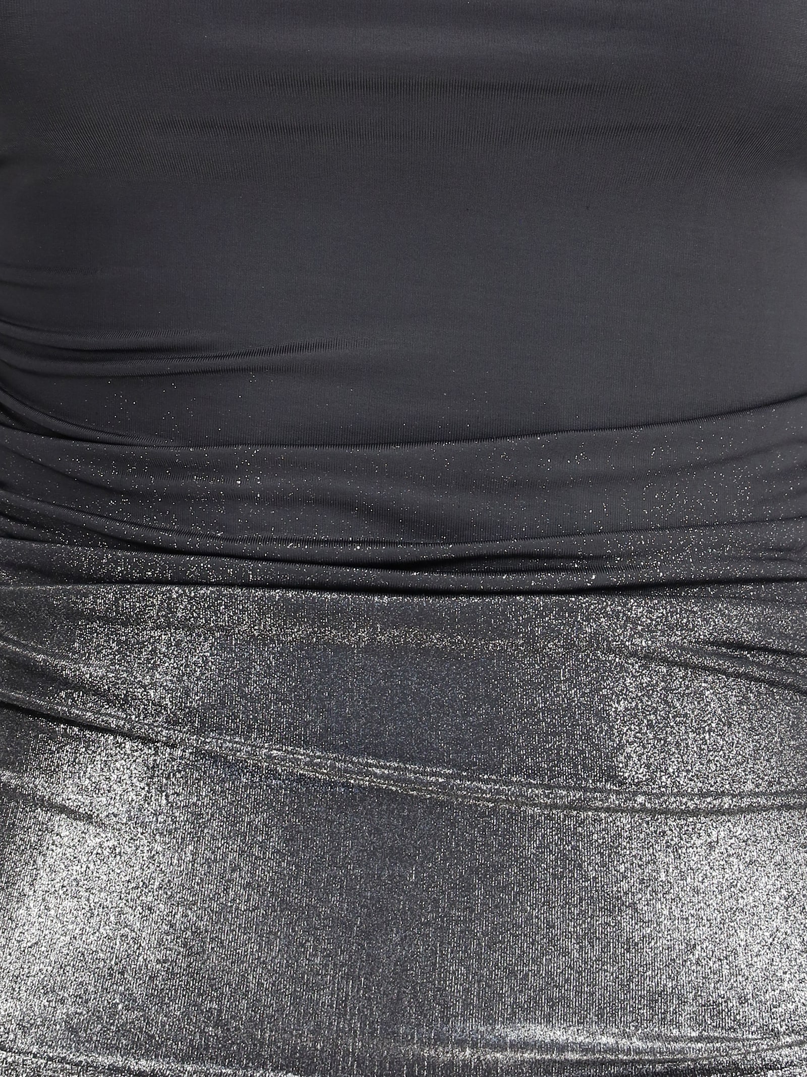 Diesel Women Jersey Top With Side Drawstrings