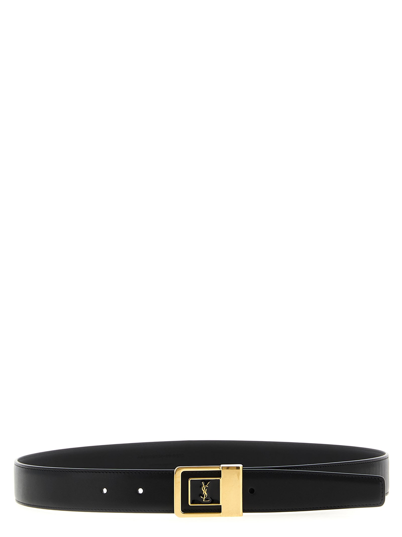 Saint Laurent La 66 Belt In Black