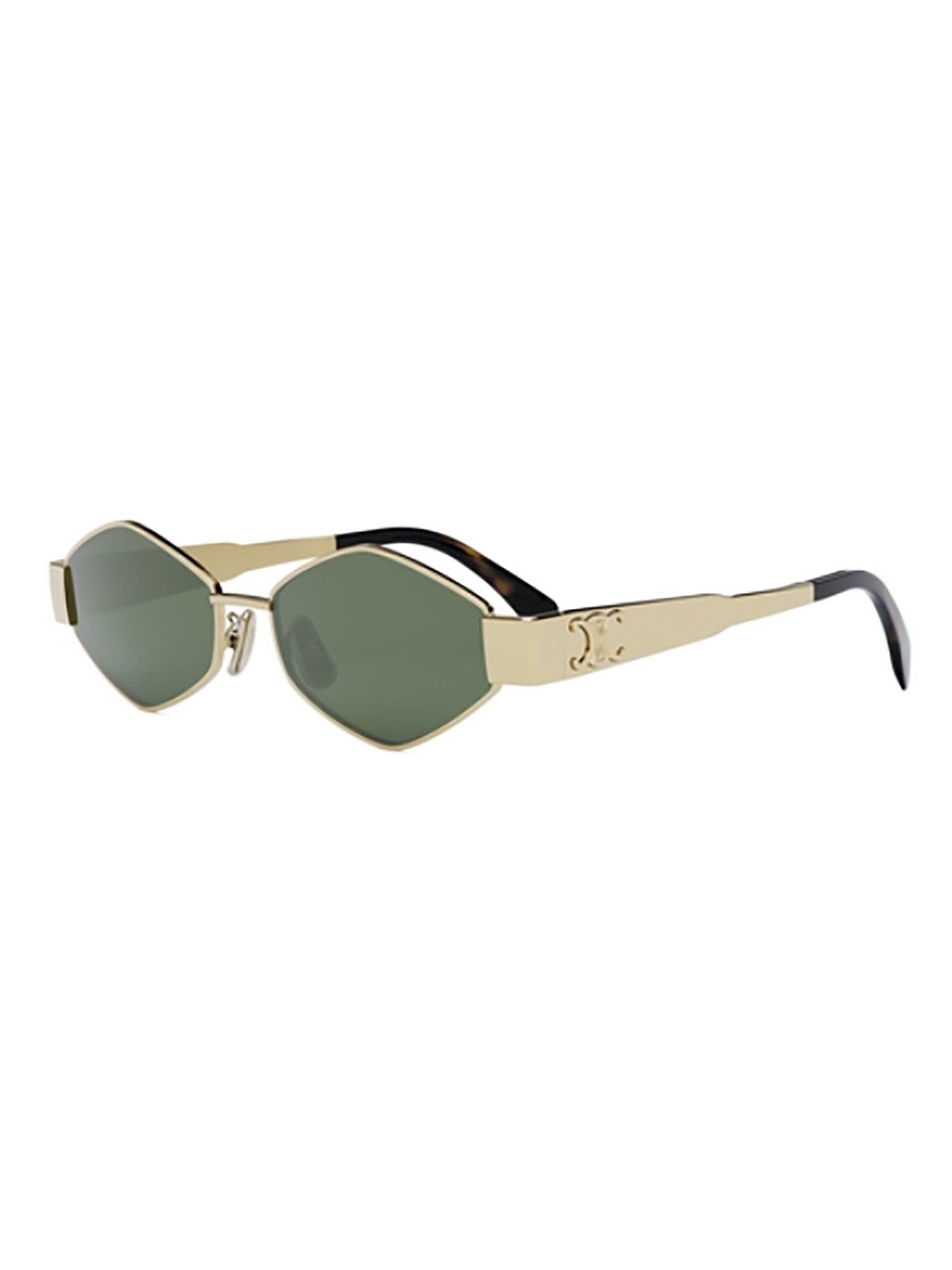 Shop Celine Cl40254u Sunglasses In N