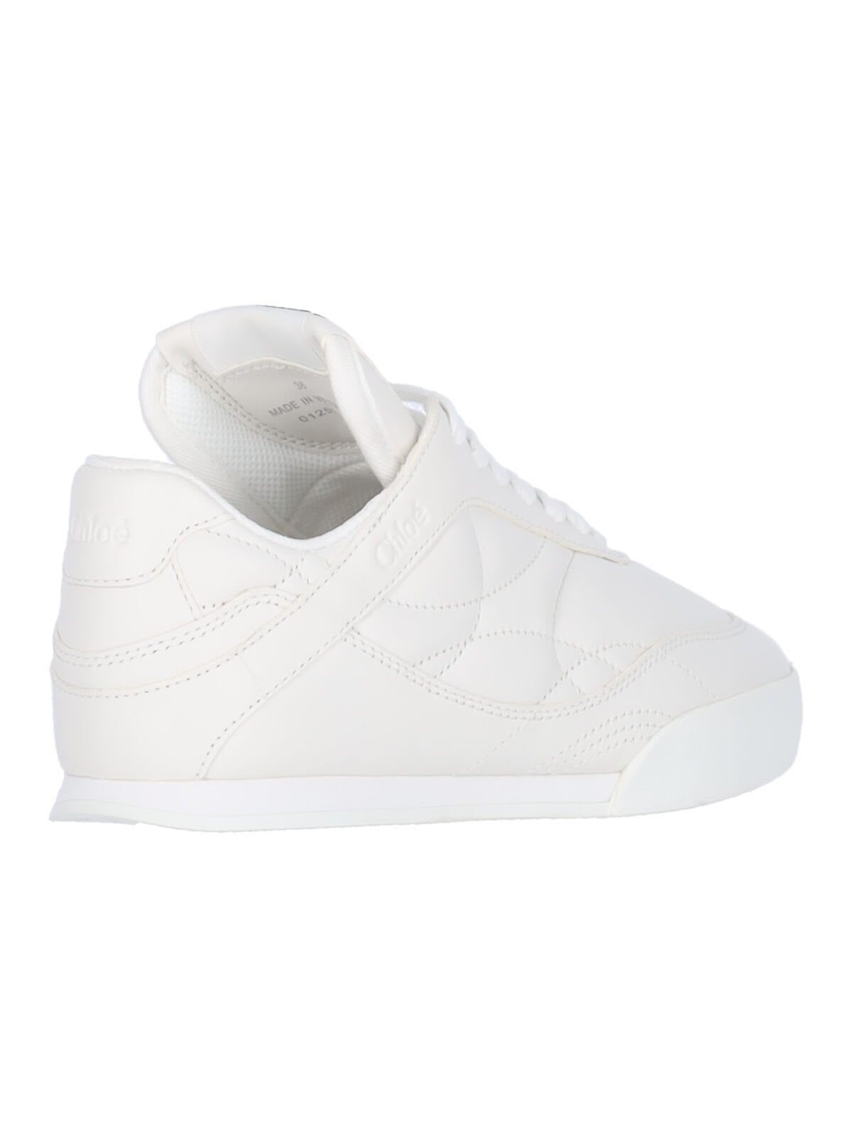 Shop Chloé Kick Sneakers In White