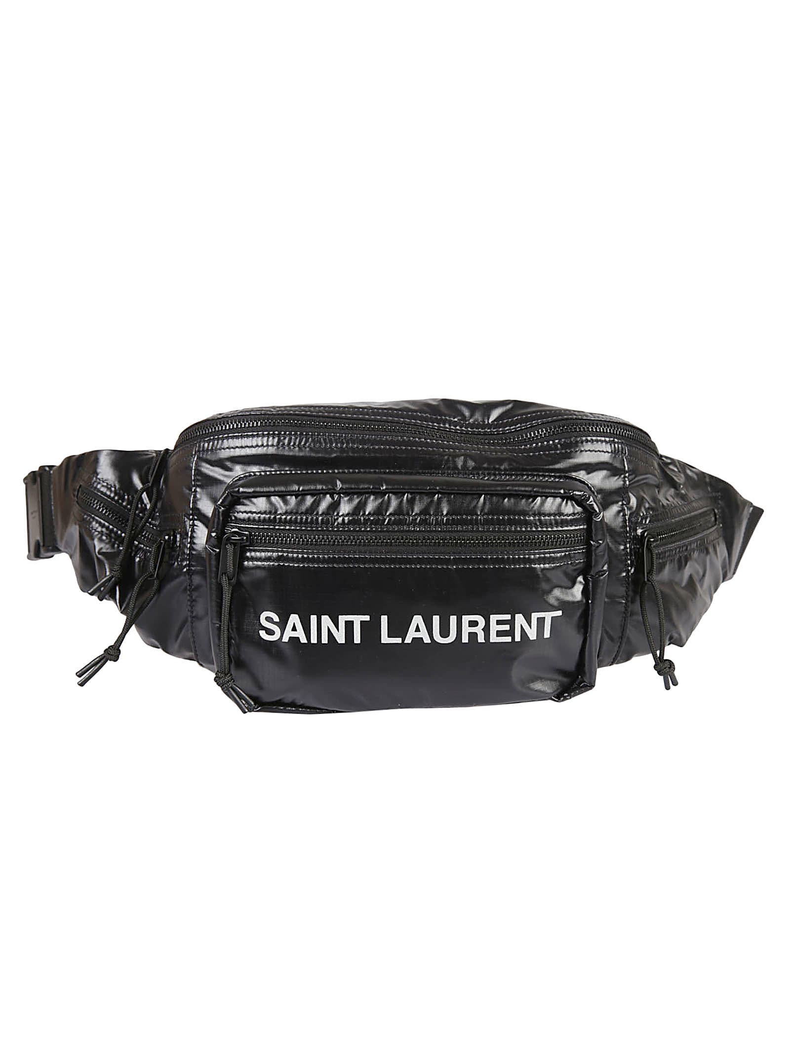 Saint Laurent Logo Front Print Belt Bag