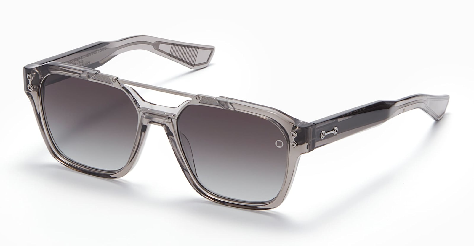 Akoni Discovery - Dark Grey Crystal Sunglasses In Brown