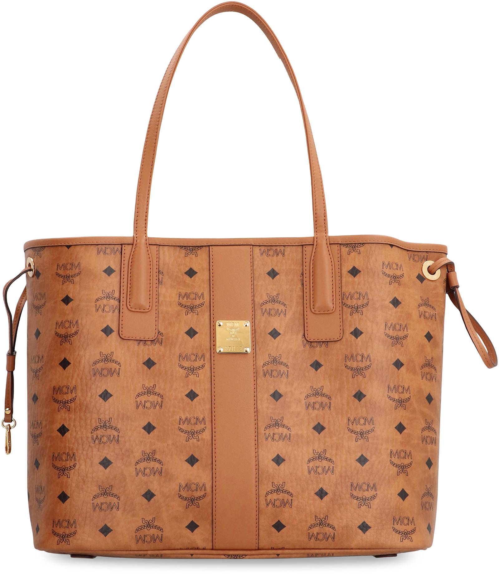 Mcm Visetos Tote In Brown