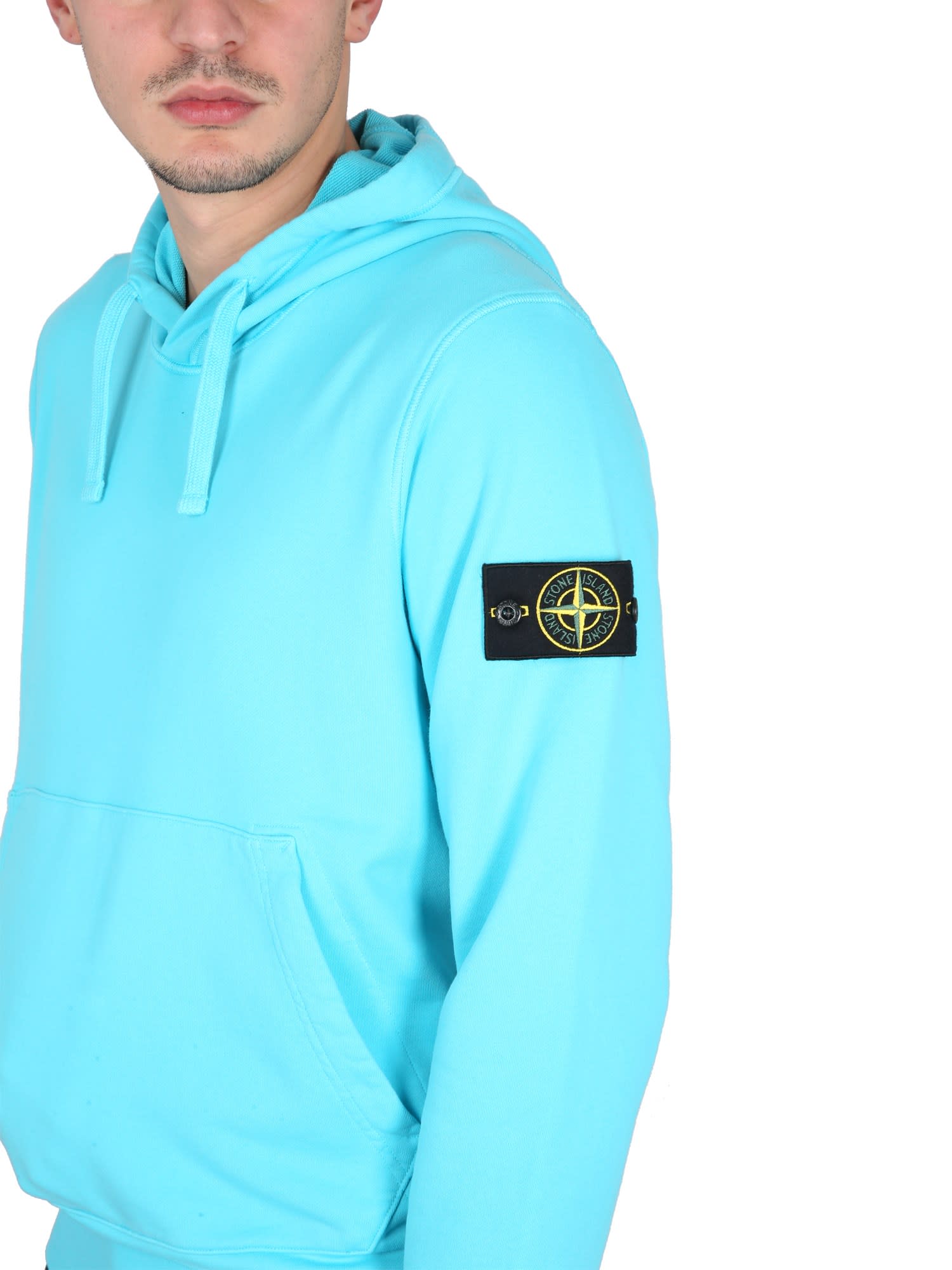 Stone island sweatshirt discount periwinkle