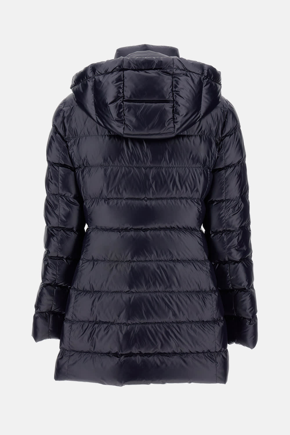Fay Urban Down Jacket With Hood In Blue