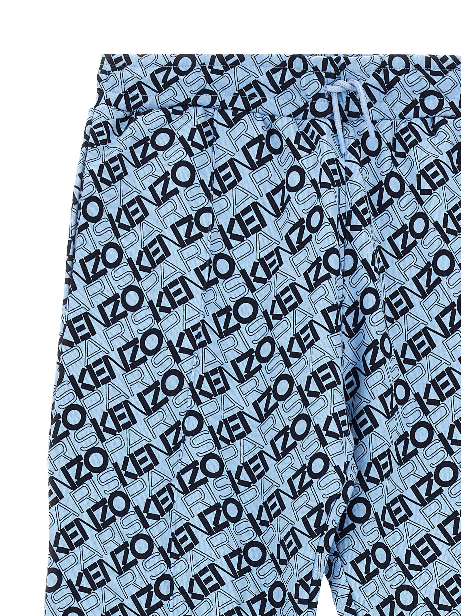 Kenzo Logo Joggers In Blue