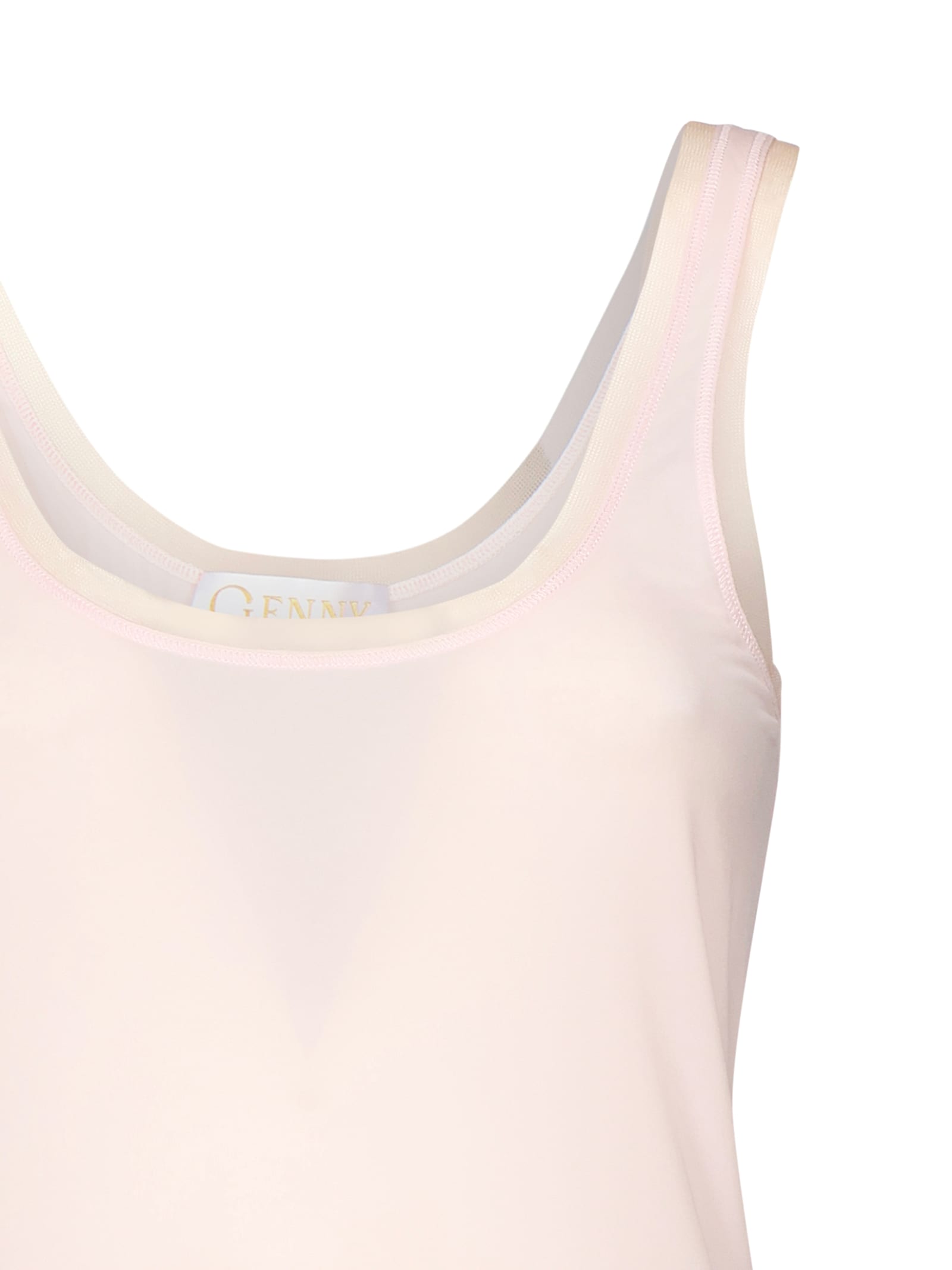 GENNY TANK TOP WITH CONTRASTING EDGES