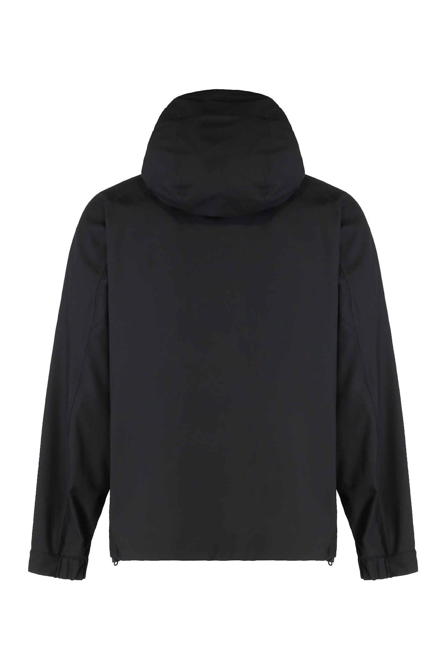 Herno Laminar Adjustable-hood Jacket In Black