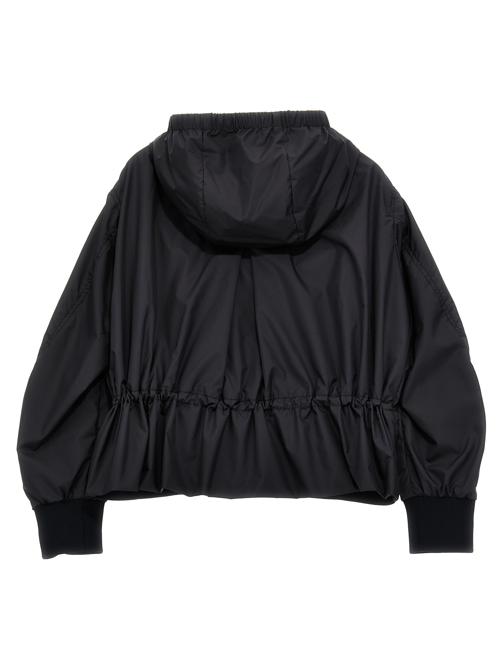 Shop Moncler Assia Hooded Jacket In Black
