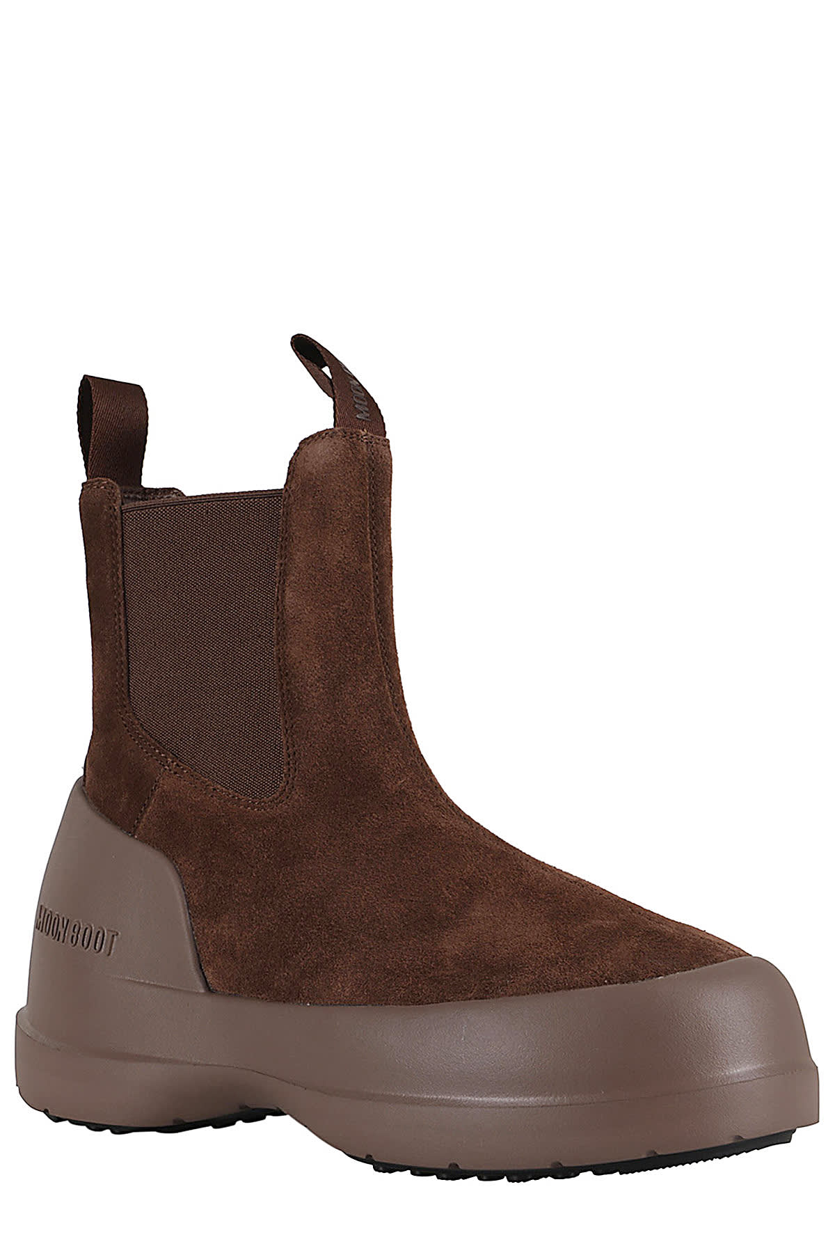 Shop Moon Boot Luna Chelsea Suede City Capsule In Brown