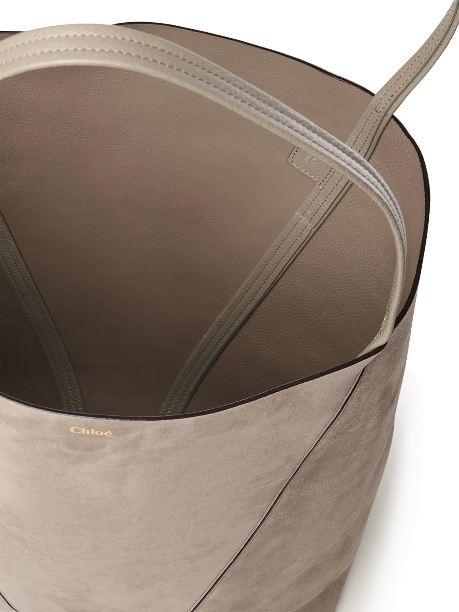 Chloé Chloe Spin Shoulder Bag Women In Gray