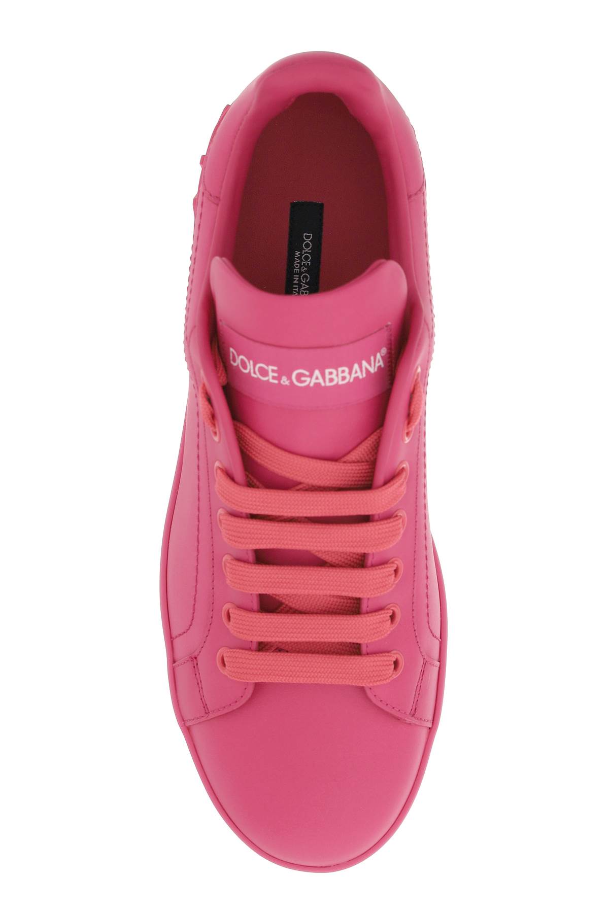 Shop Dolce & Gabbana Portofino Sneakers In Fucsia