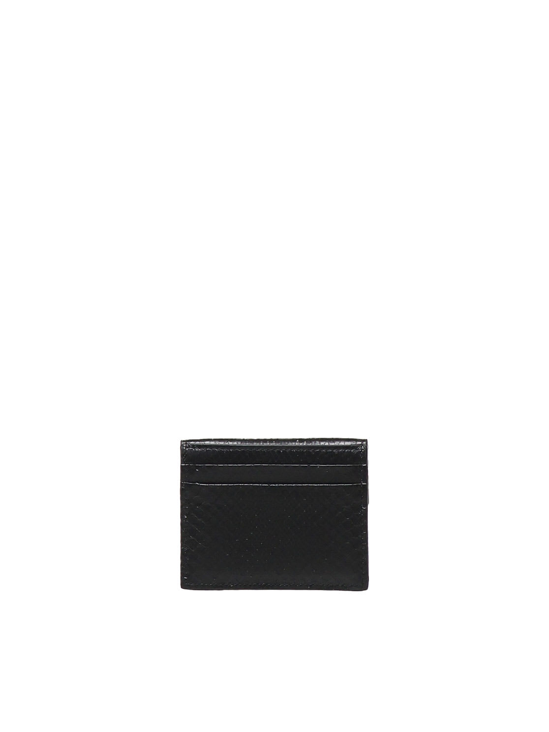 Valentino Python Wallet In Cocoa Black