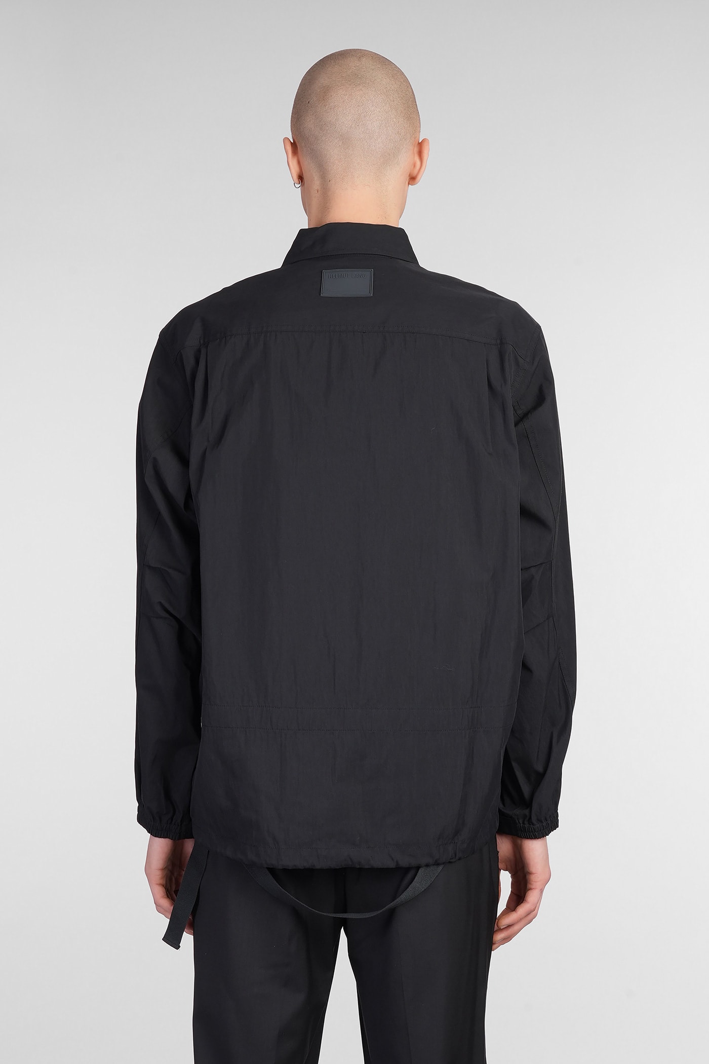 Helmut Lang Men's Uniform Long Sleeve Shirt Black In Black